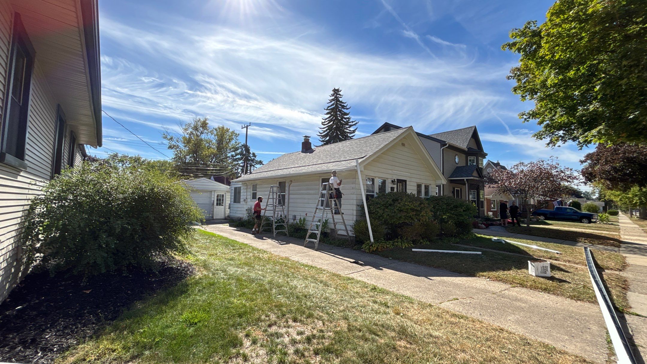 Roof Replacement using Owens Corning Estate Gray by 180 Contractors