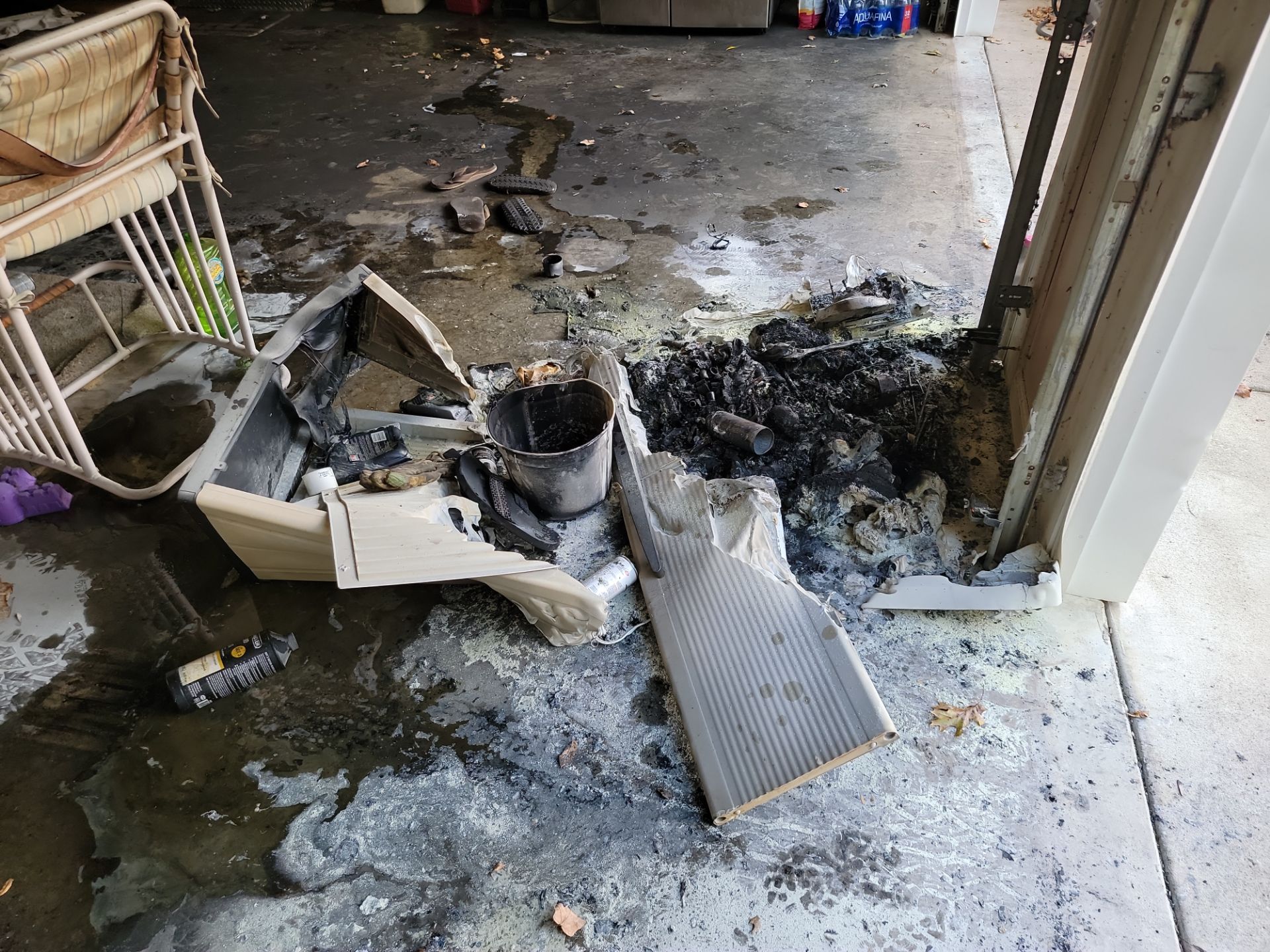 Garage Fire in Florence by Better Than Before Restoration 