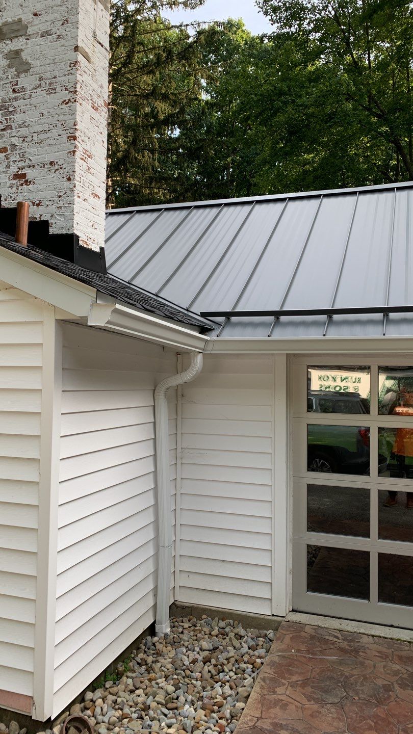 New CertainTeed Presidential Shake Roof with Standing Seam Accents  by Runyon & Sons Roofing