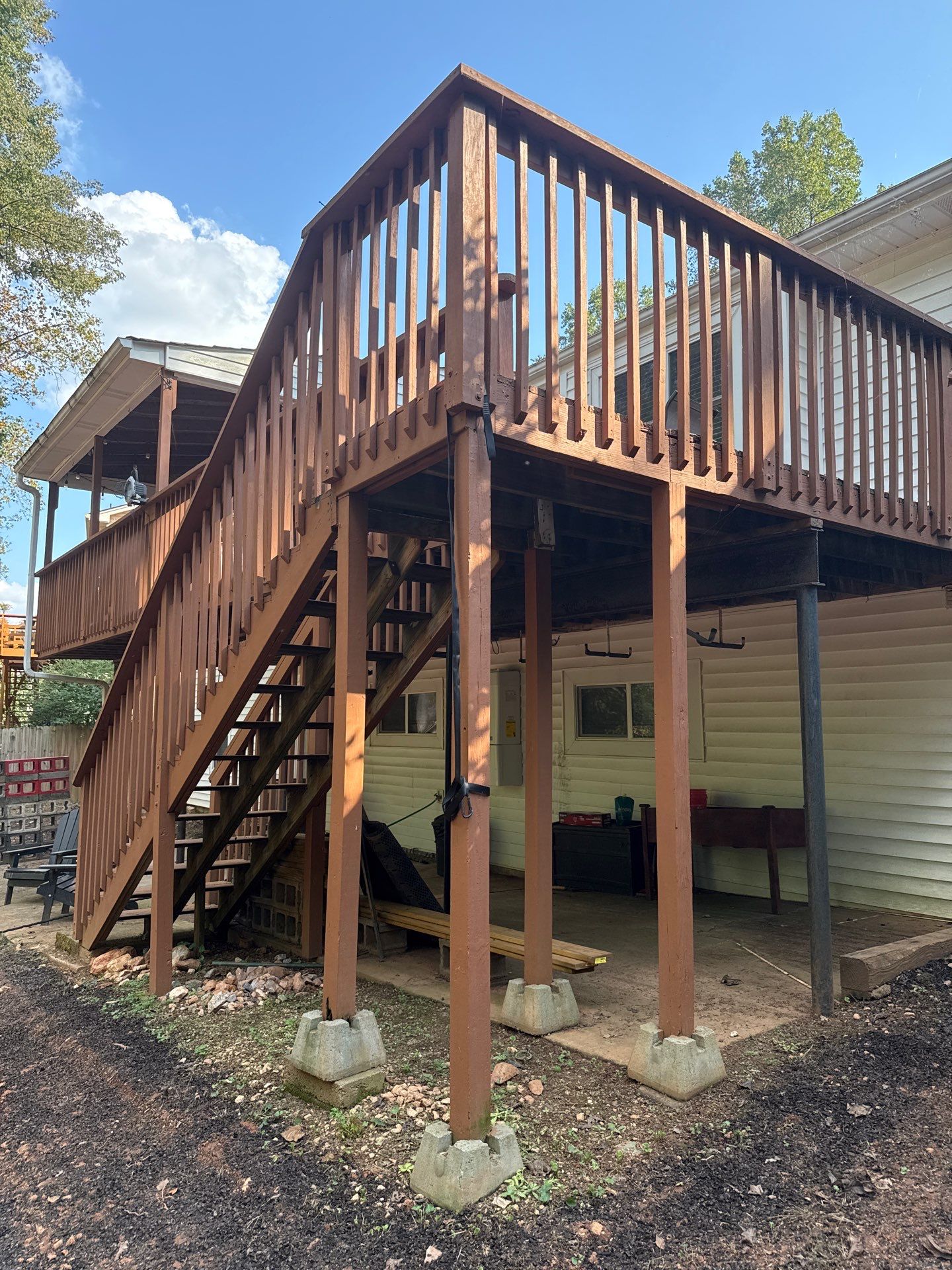 Deck Resurface using Pressure Treated Pine in Lilburn, GA by Nelson Exteriors