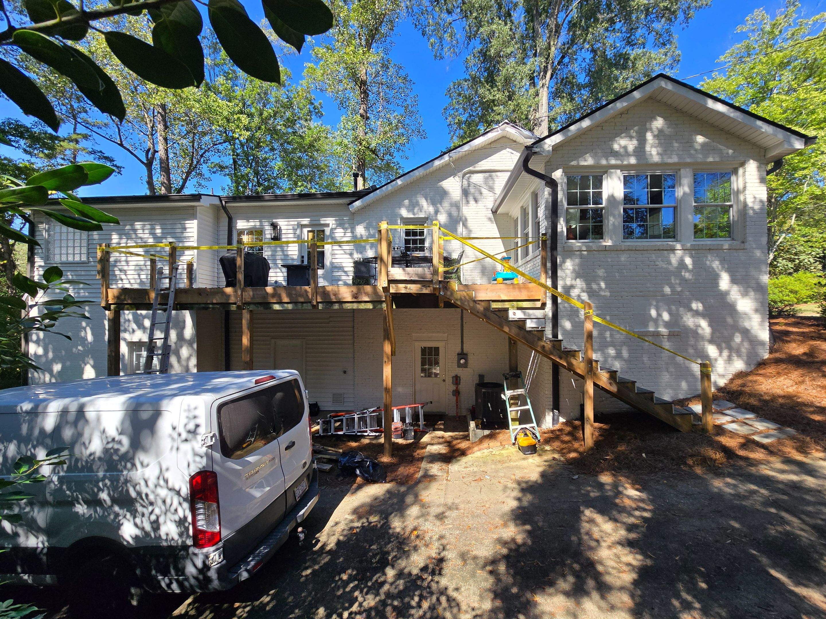 Custom Railings, Deck Support Installation, and Professional Deck Painting by Billy Weatherspoon Contractor