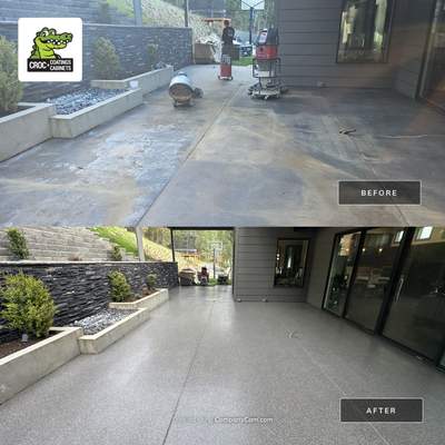Patio Transformation using Greystone 1/8"