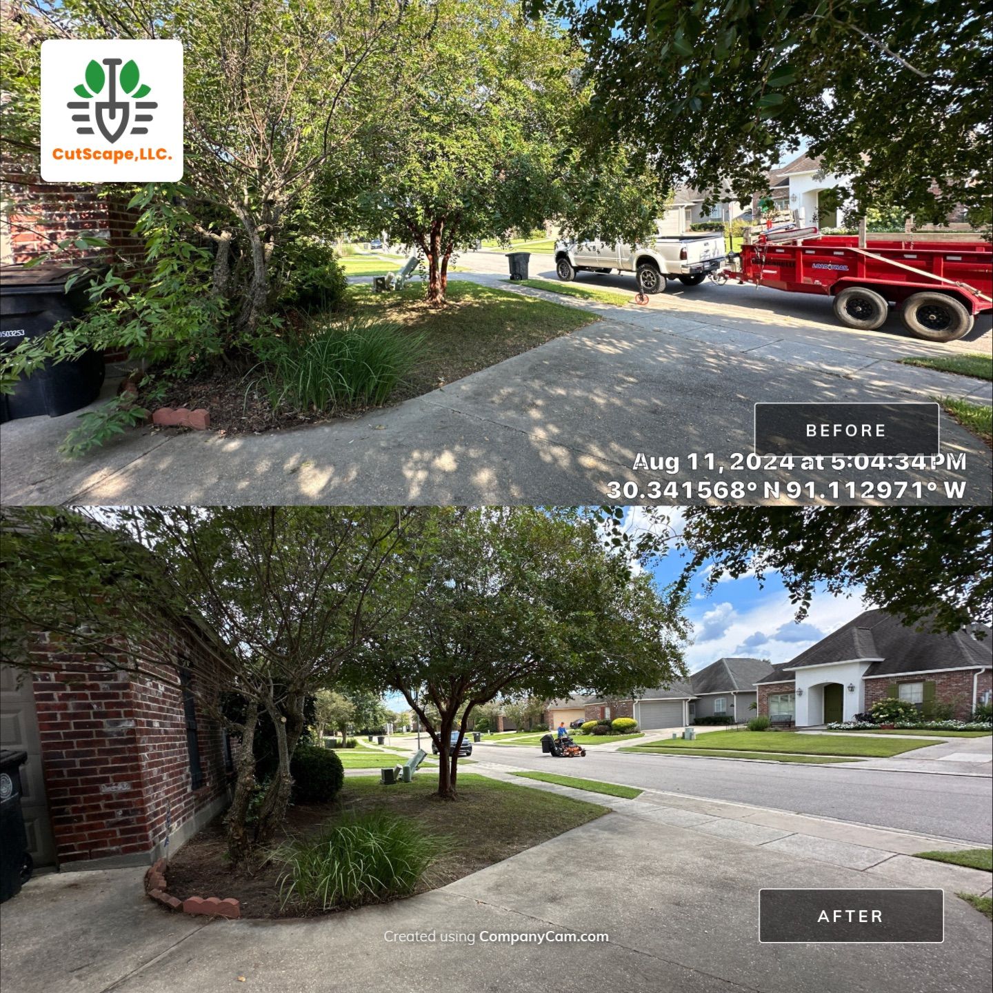 DEMO / PREP / INSTALL / TRIM / MULCH INSTALL by CutScape, LLC.