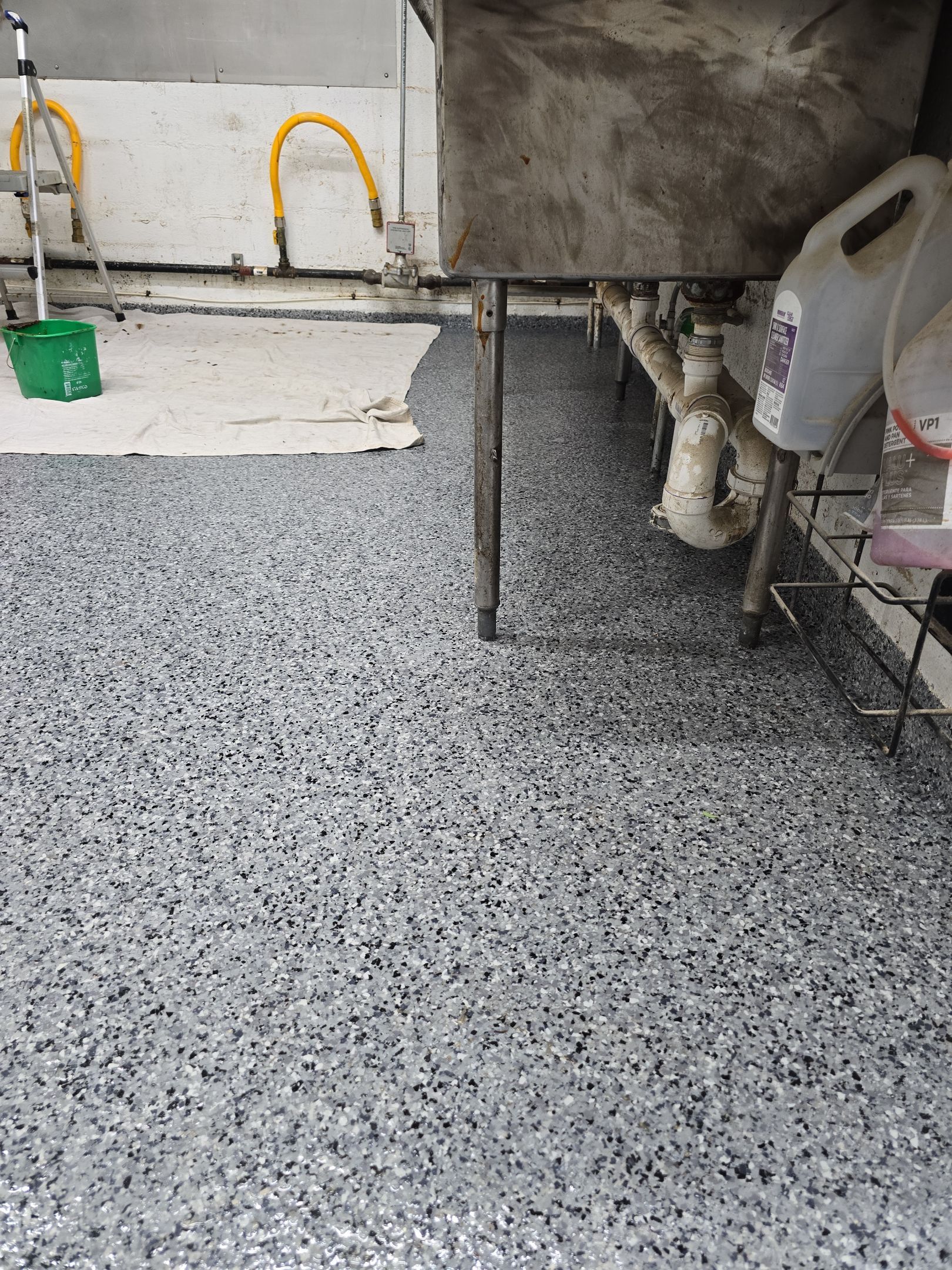 Check it out! Steelwheel Corner gets a new floor! by Elite Floor Solutions