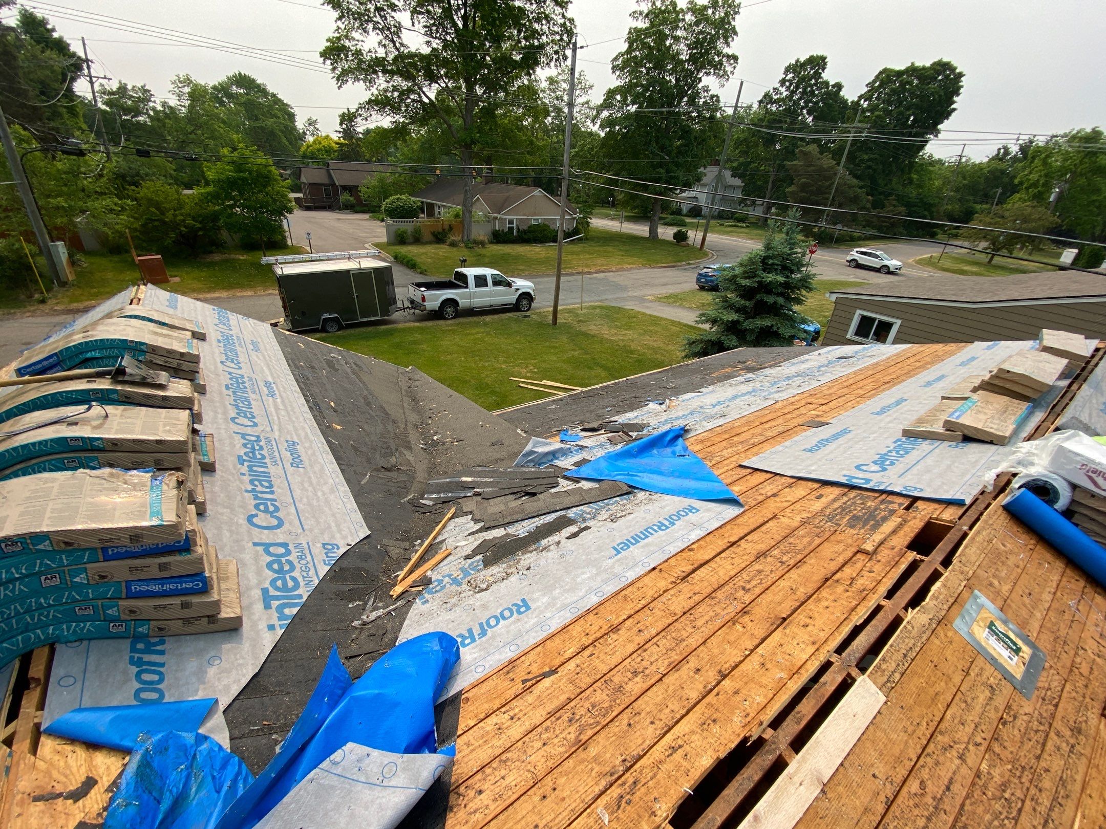 Roof Replacement using CertainTeed Landmark by 180 Contractors