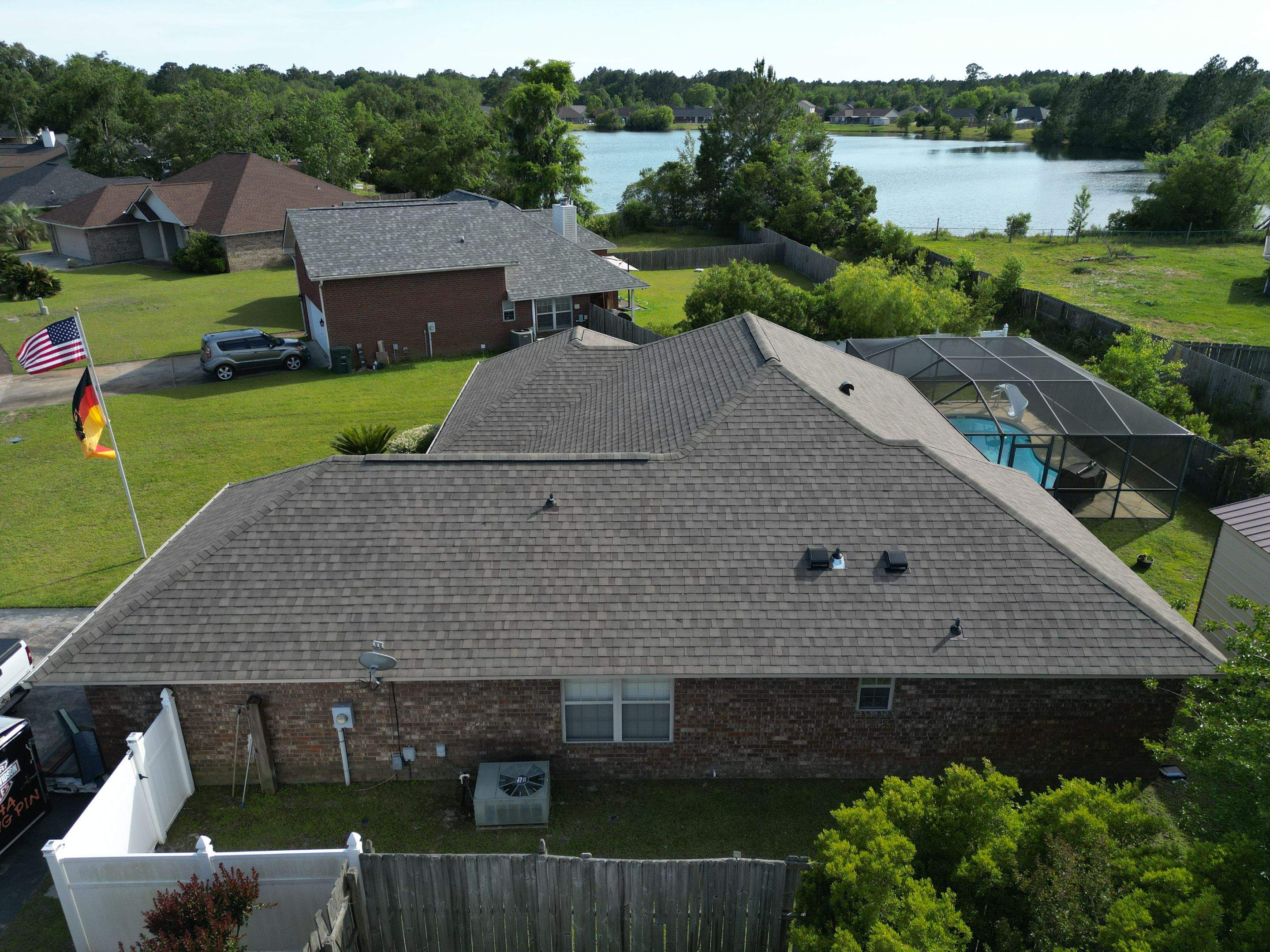 Residential Roofing Installation using Atlas Pinnacle Sun by Talya Roofing
