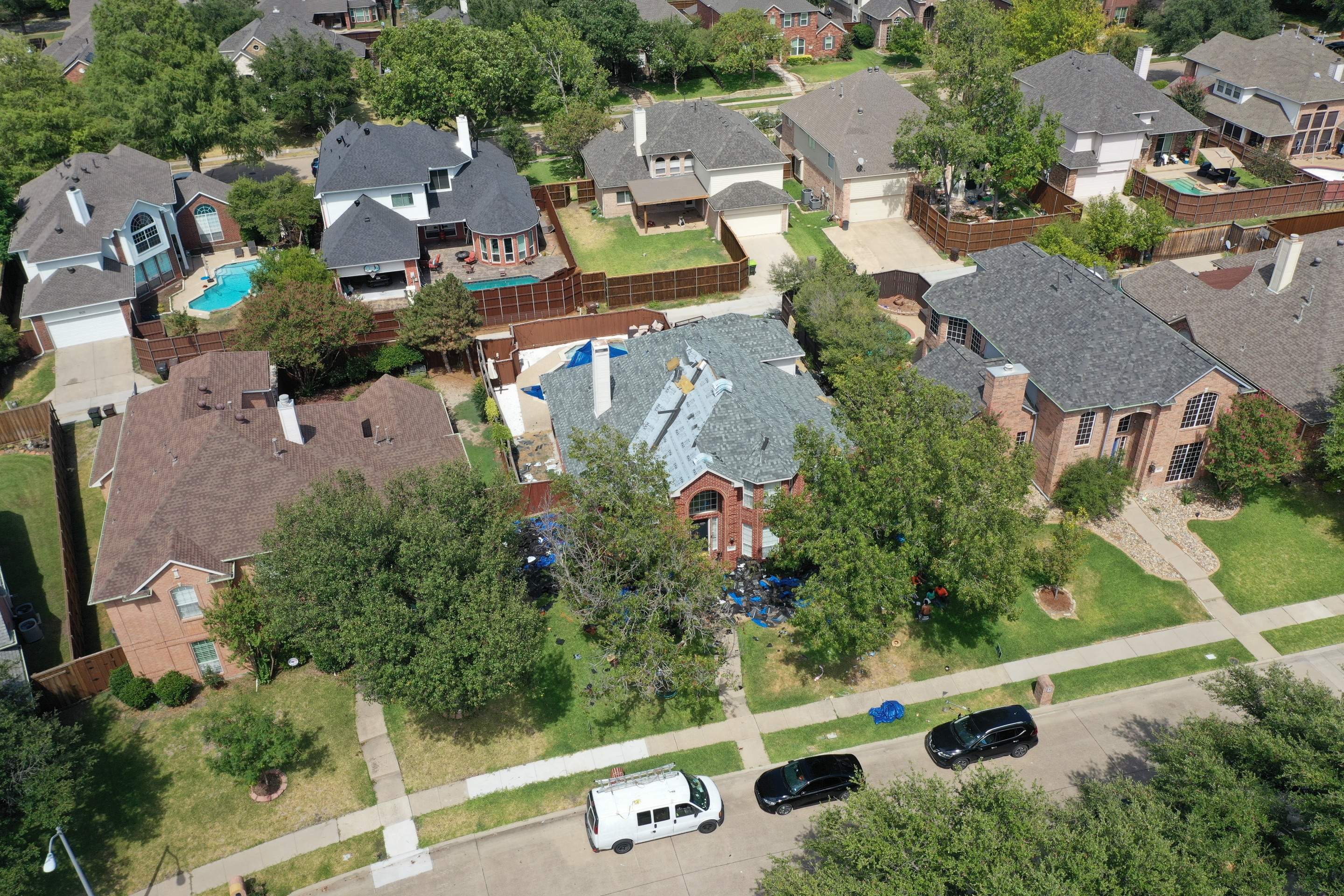 Residential Roofing Installation using IKO Dysnasty Class3 Summit Gray by Eminent Roofing & Auto Hail Repair