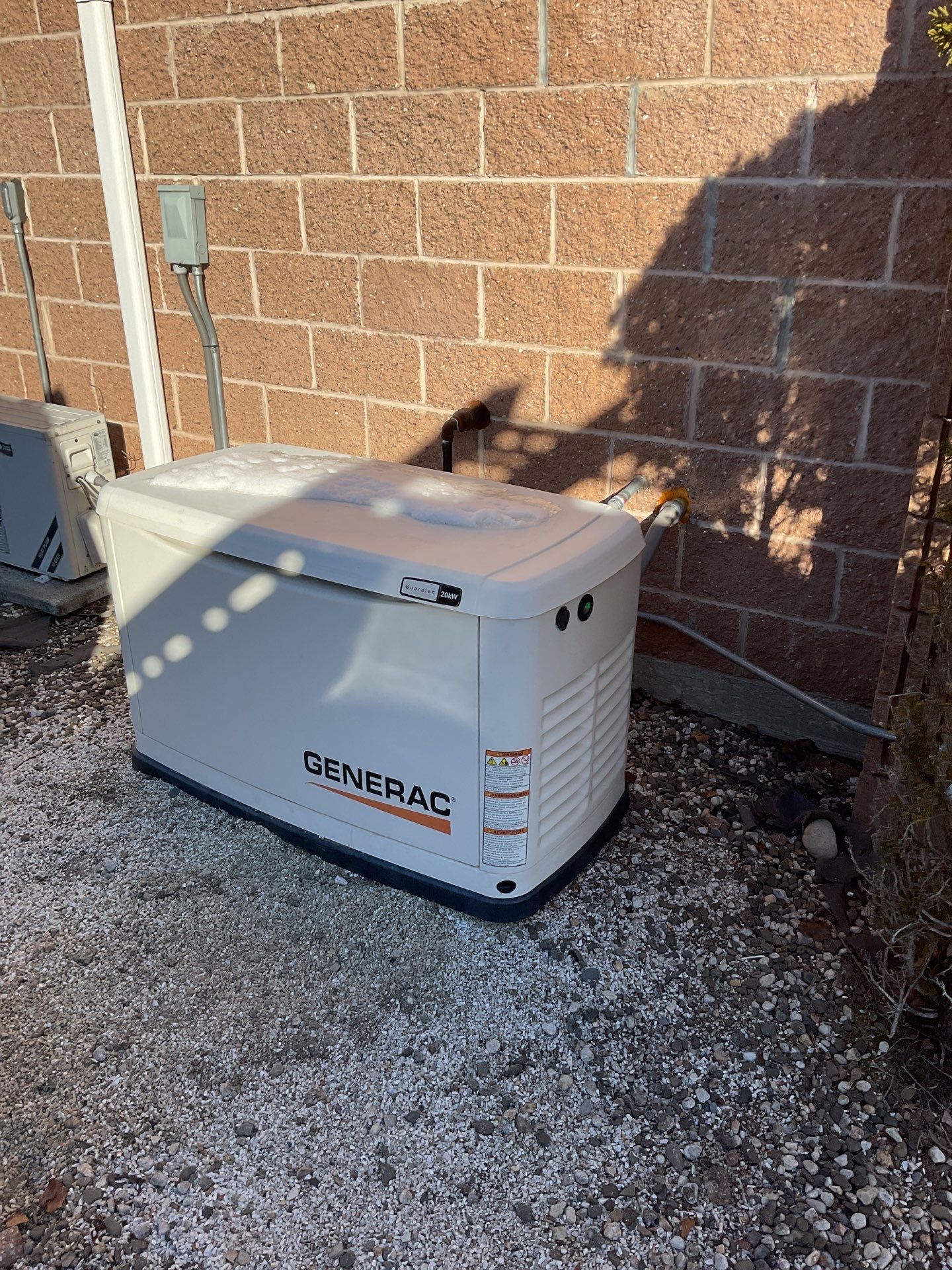 Generac Maintenance with Battery Replacement & Exterior Lighting by ZAM Electric