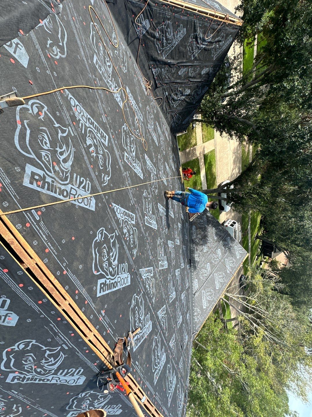 Residential Roofing Installation using Owen's Corning Duration (Lifetime) Shingles by Roof Repair Company