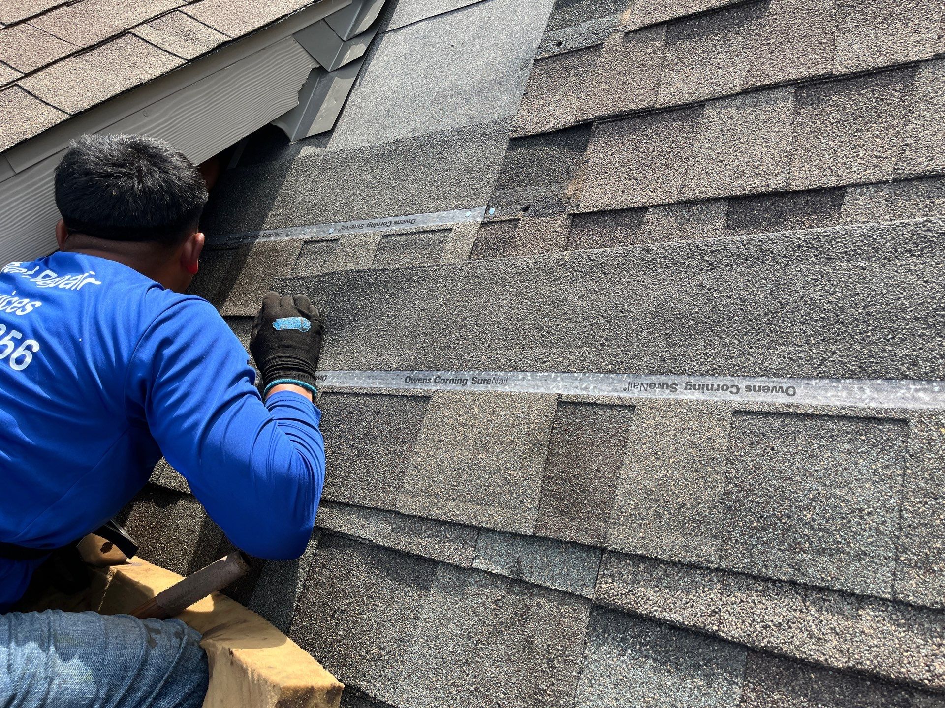 Residential Roofing Repair using Owen's Corning Duration (Lifetime) Shingles by Roof Repair Company