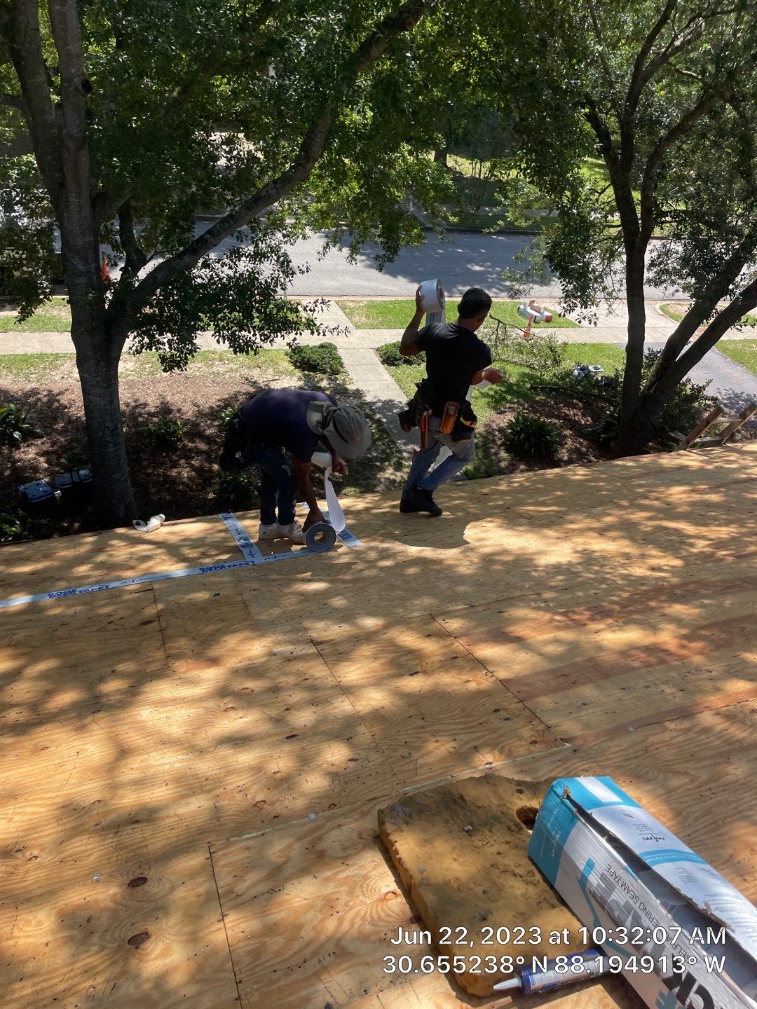 Residential Roofing Installation using Roof Replacement by American Roofing & Construction LLC
