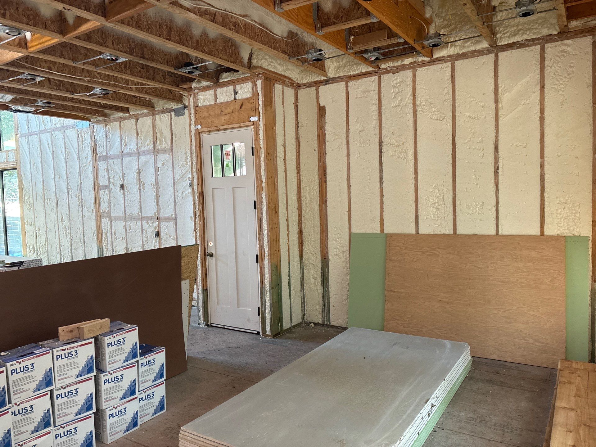 Fully encapsulated Dallas custom home  by Apex Insulation Solutions
