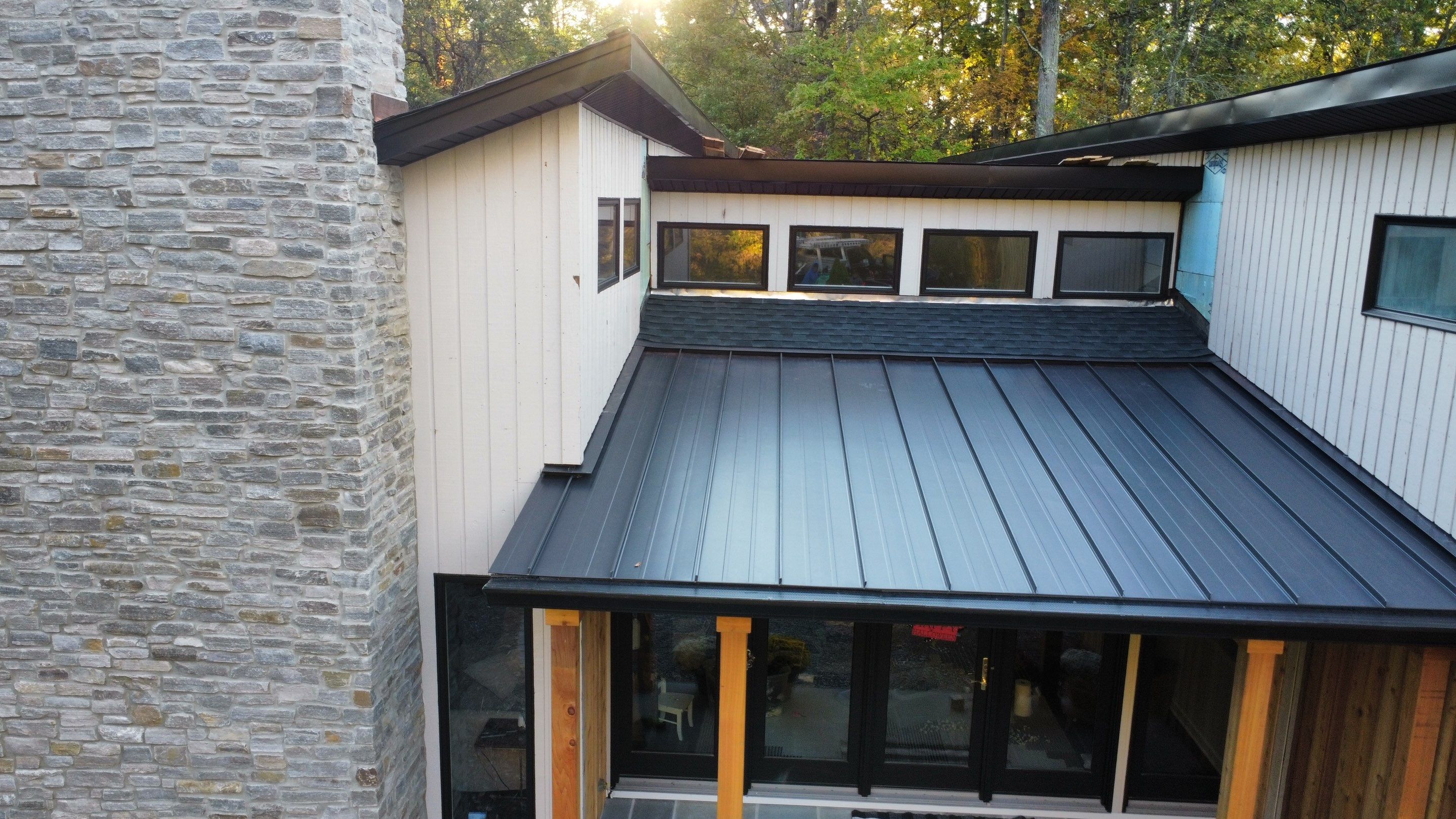 Standing Seam Metal Roof using Aluminum 032GA by CMNG LLC