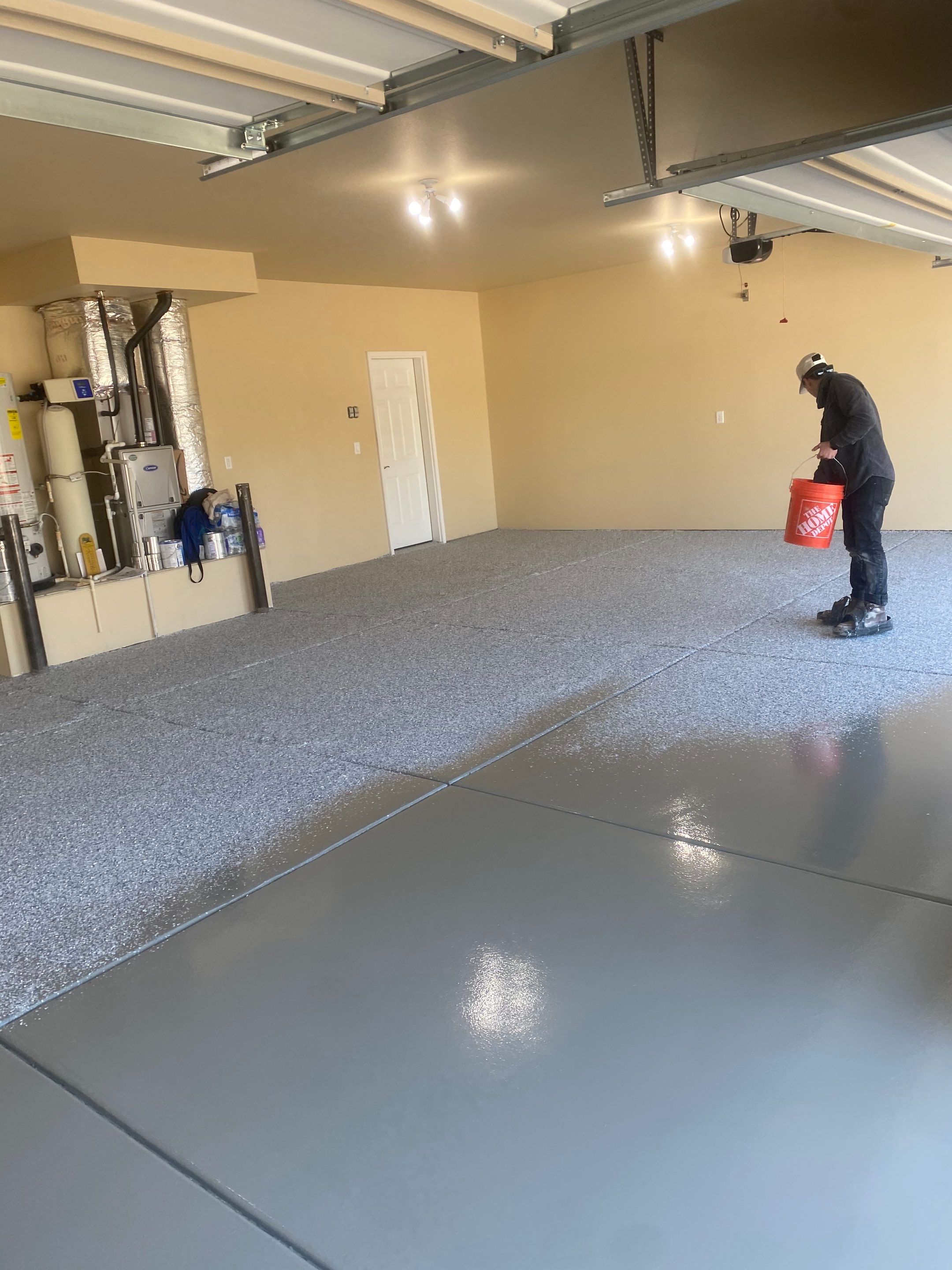 Driveway using Greystone 1/8" by Croc Coatings, LLC