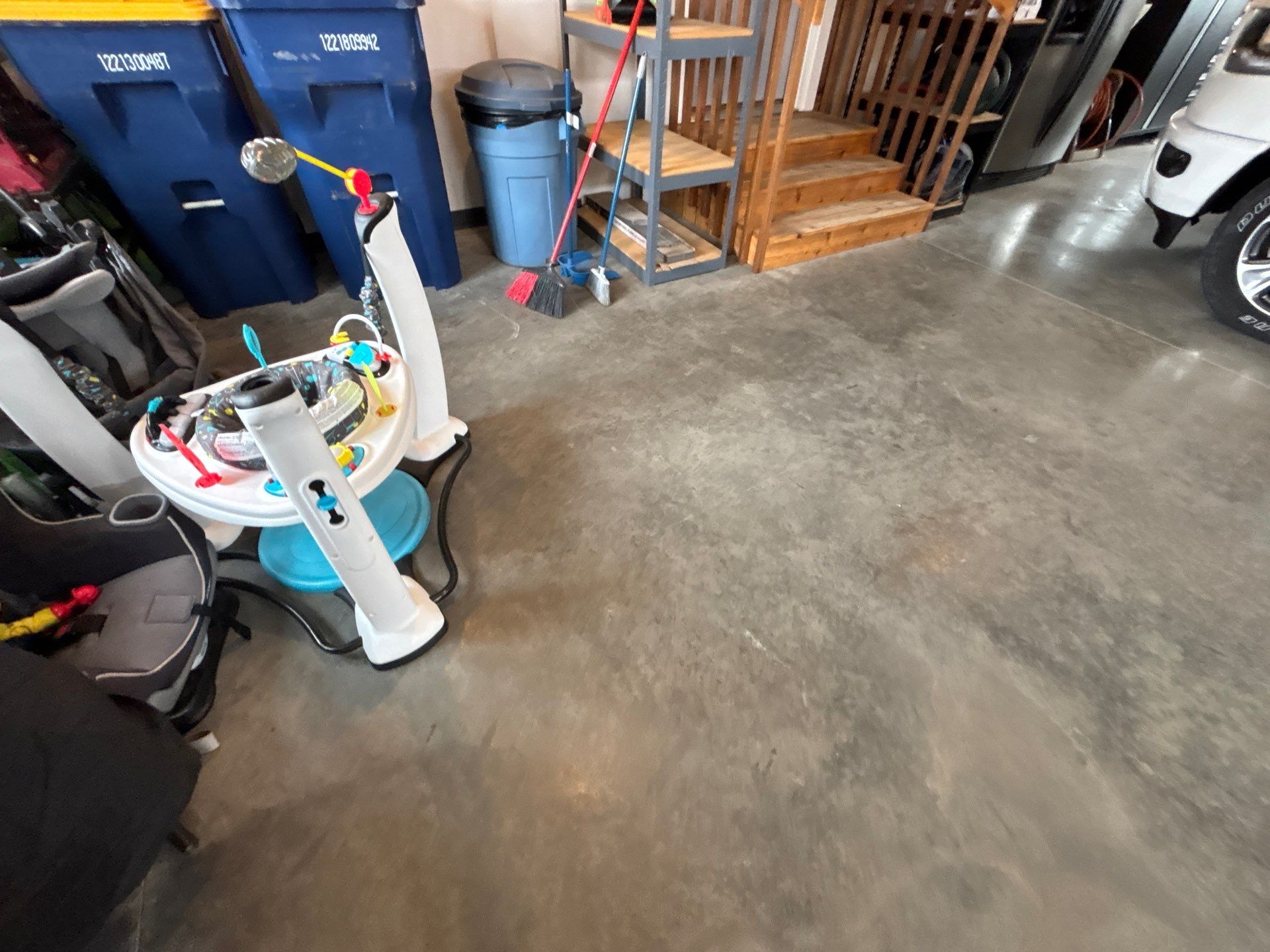 Multi-Car Garage Concrete Coating and Crack Repair in Dell Rapids by Select Painting, Coatings & Garage Cabinets