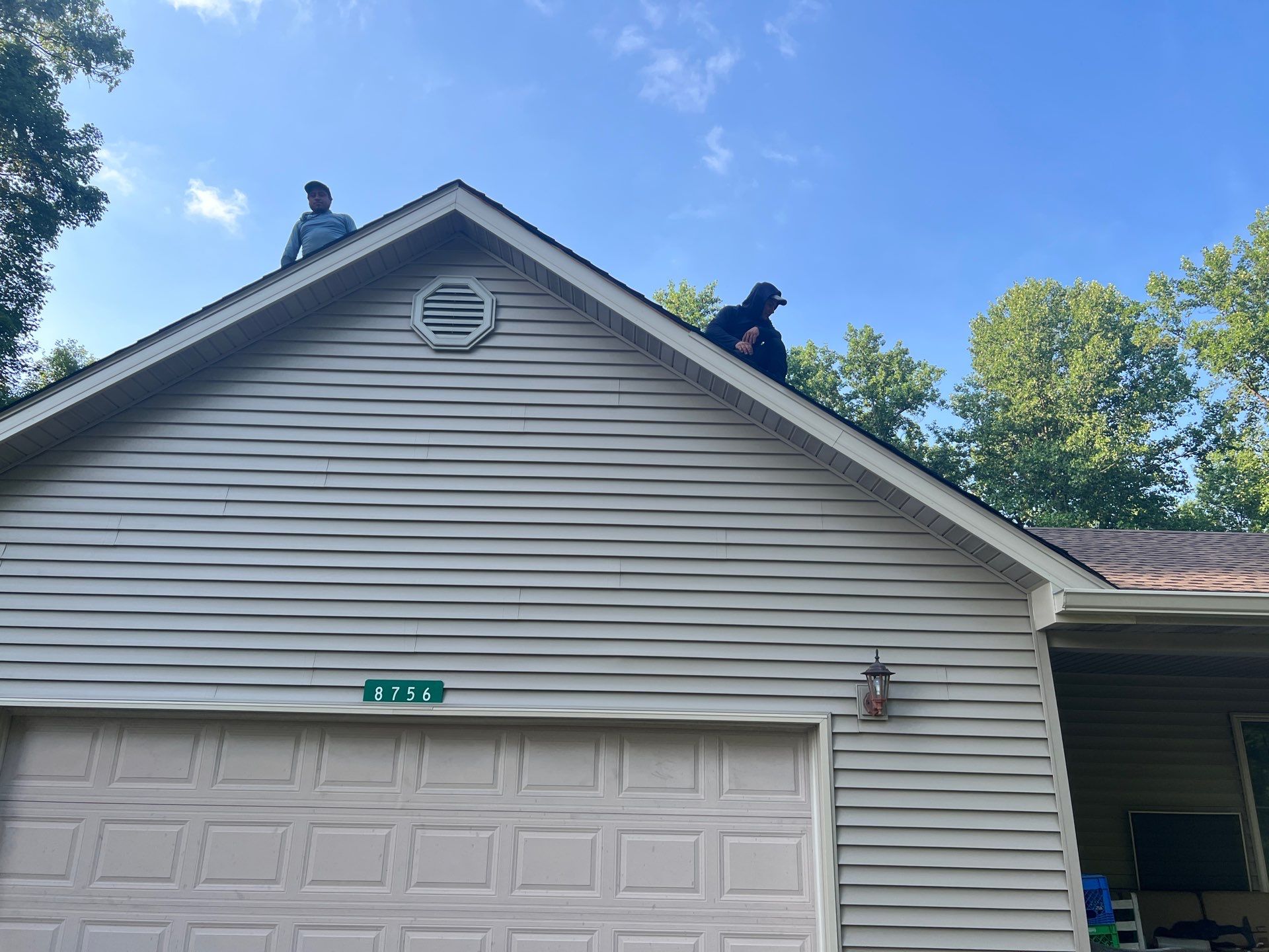 Project in Columbus by Moss Roofing