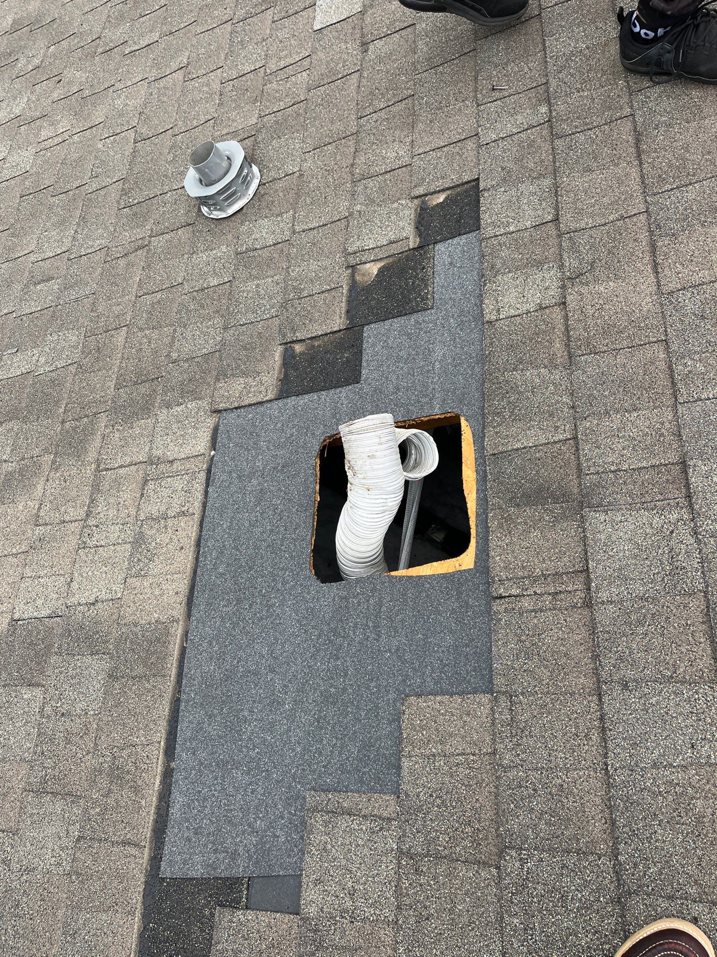Hail Damage using Owen's Corning Duration (Lifetime) Shingles by Roof Repair Company