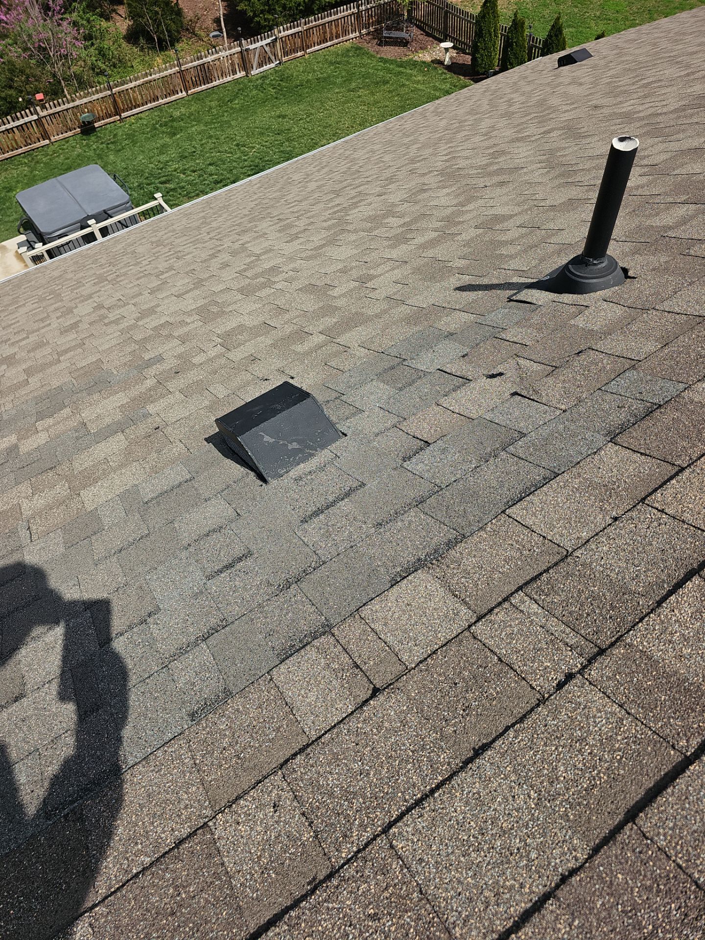 Roof Repair - Vents and Improper Nailing by Winchester Roofing