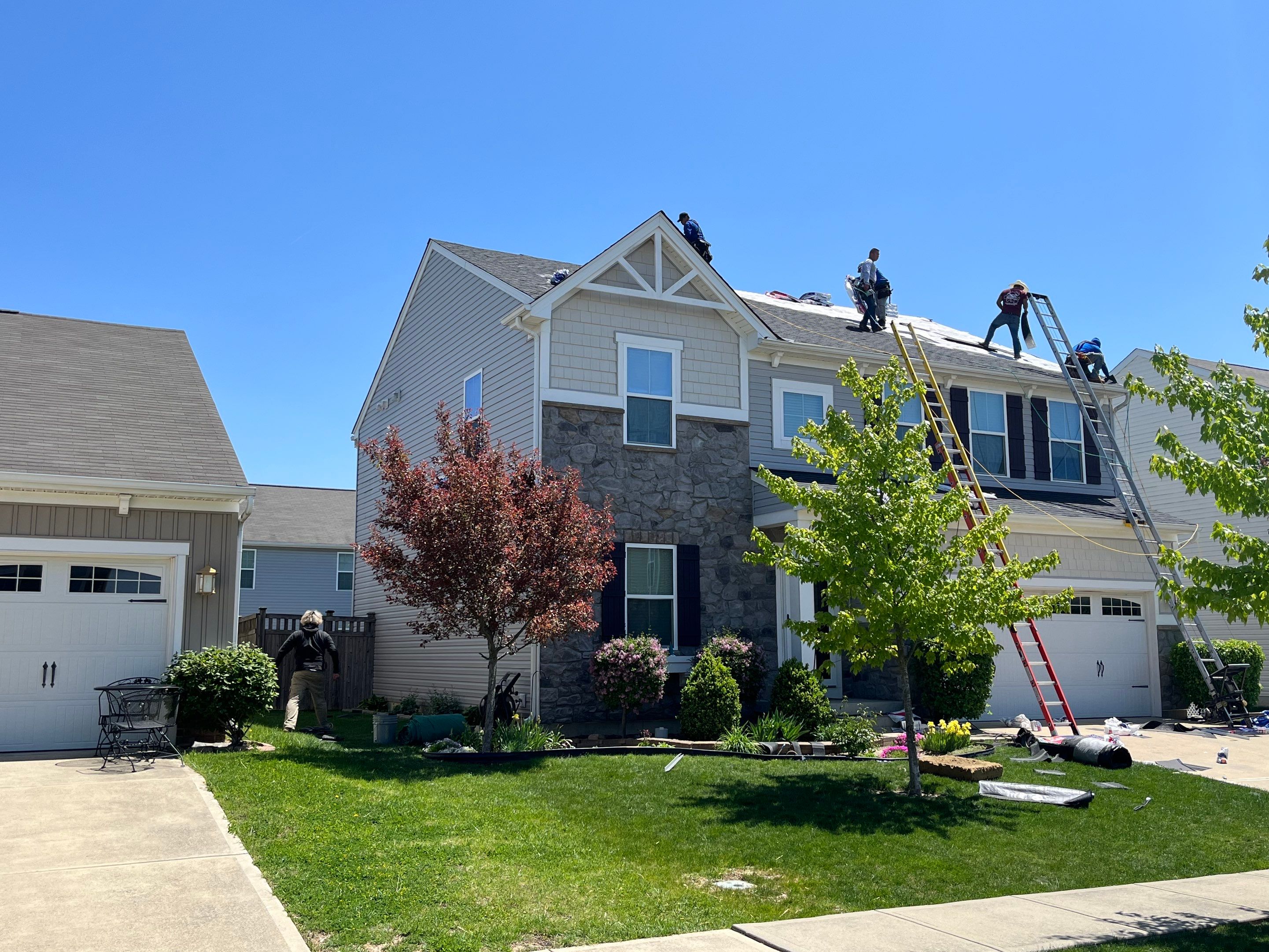 Residential Roof Replacement using GAF shingles by Elite Roofing LLC