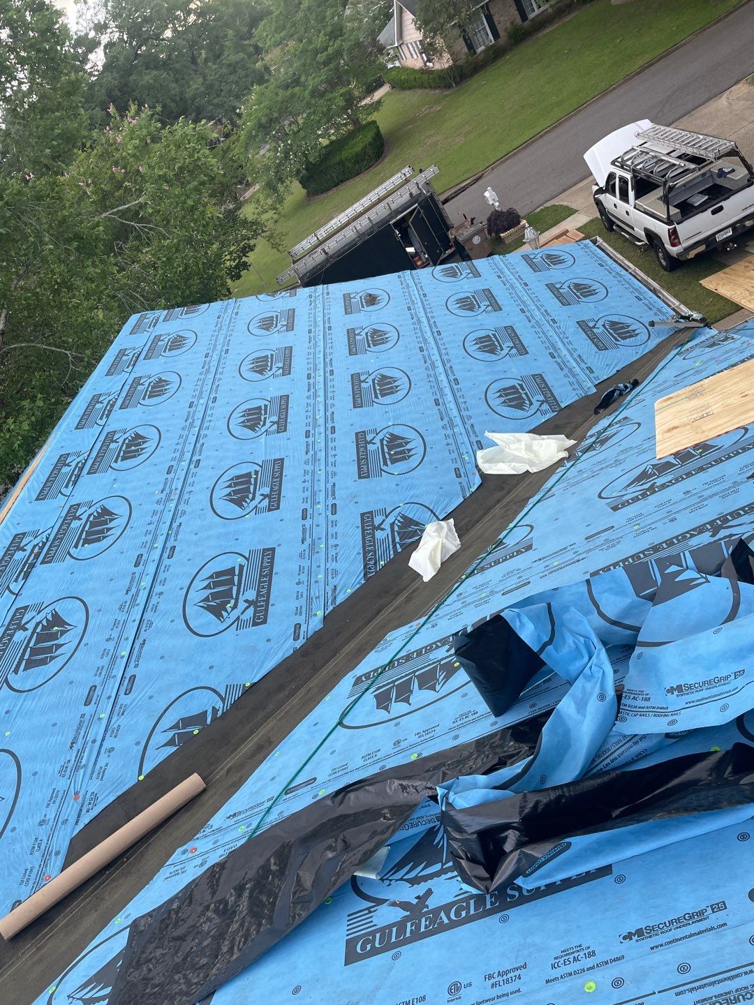 Residential Roofing Installation using Roof Replacement by American Roofing & Construction LLC