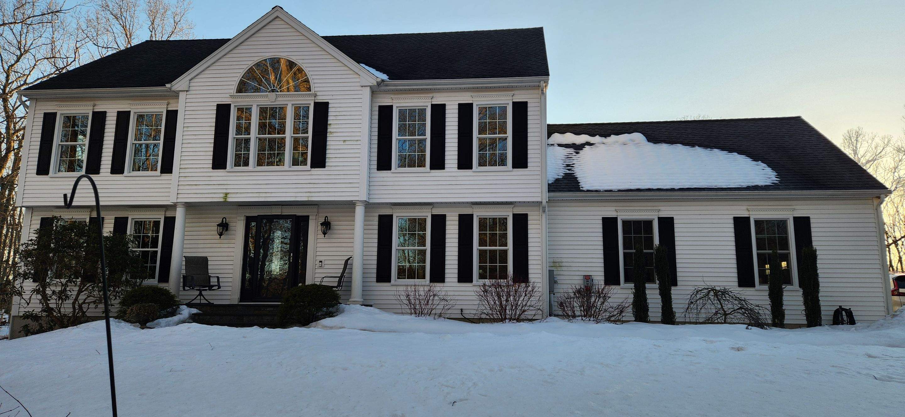 Siding facelift with Cert Monogram D/4 x16'8" clapboard, Midnight Blue & Cert Monogram D4x25' clapboard, Midnight Blue by DiGiorgi Roofing and Siding Inc