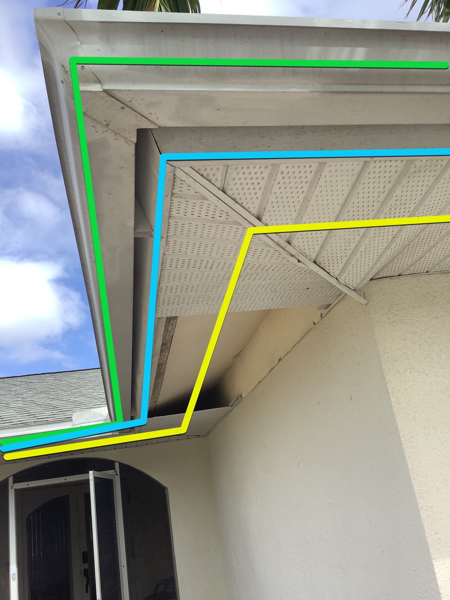 Soffit and Fascia, Splash Guard Installation in Siesta Key FL by Gutter Professors