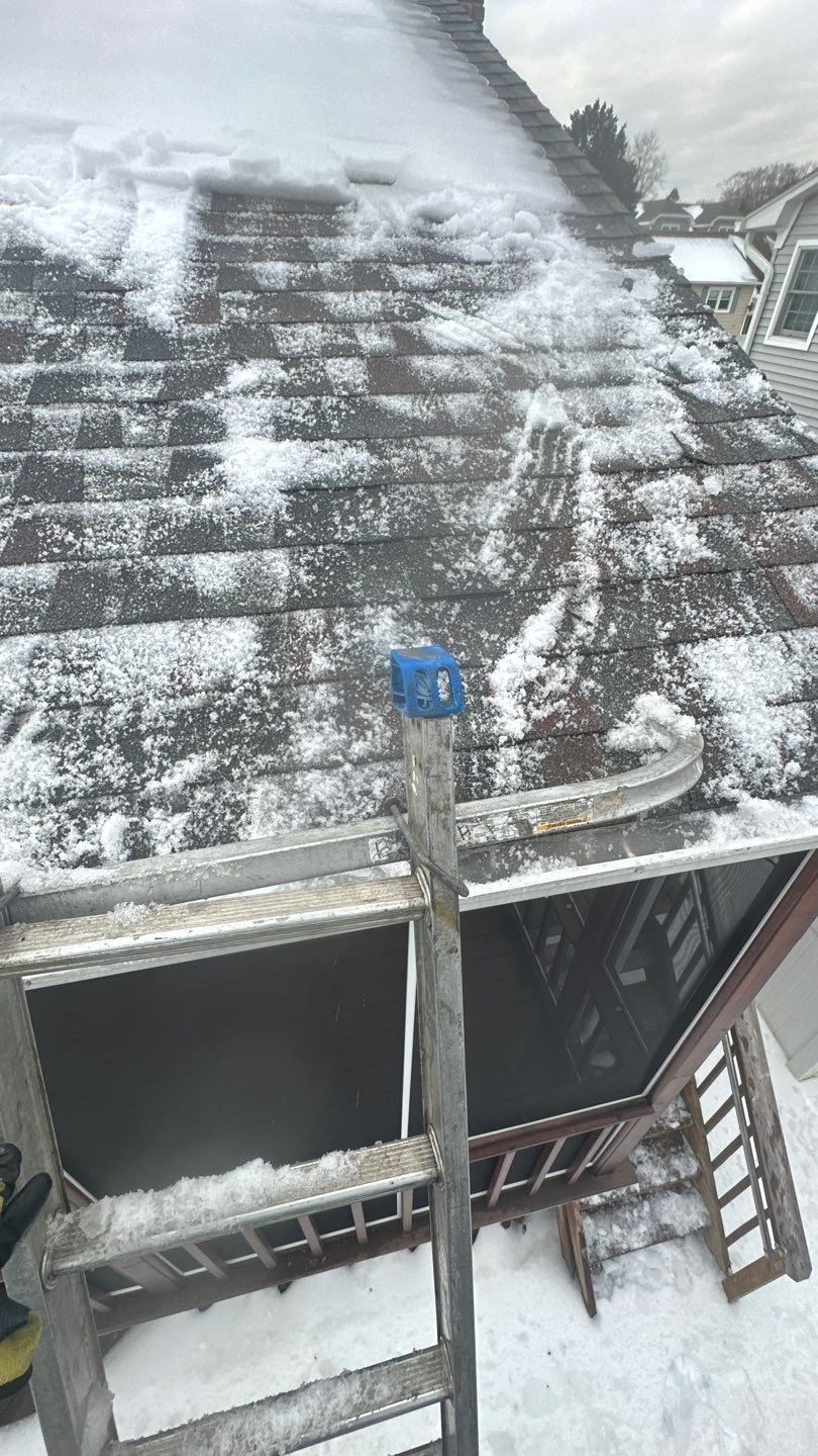 Roof Snow & Ice Dam Removal by Above All Gutters