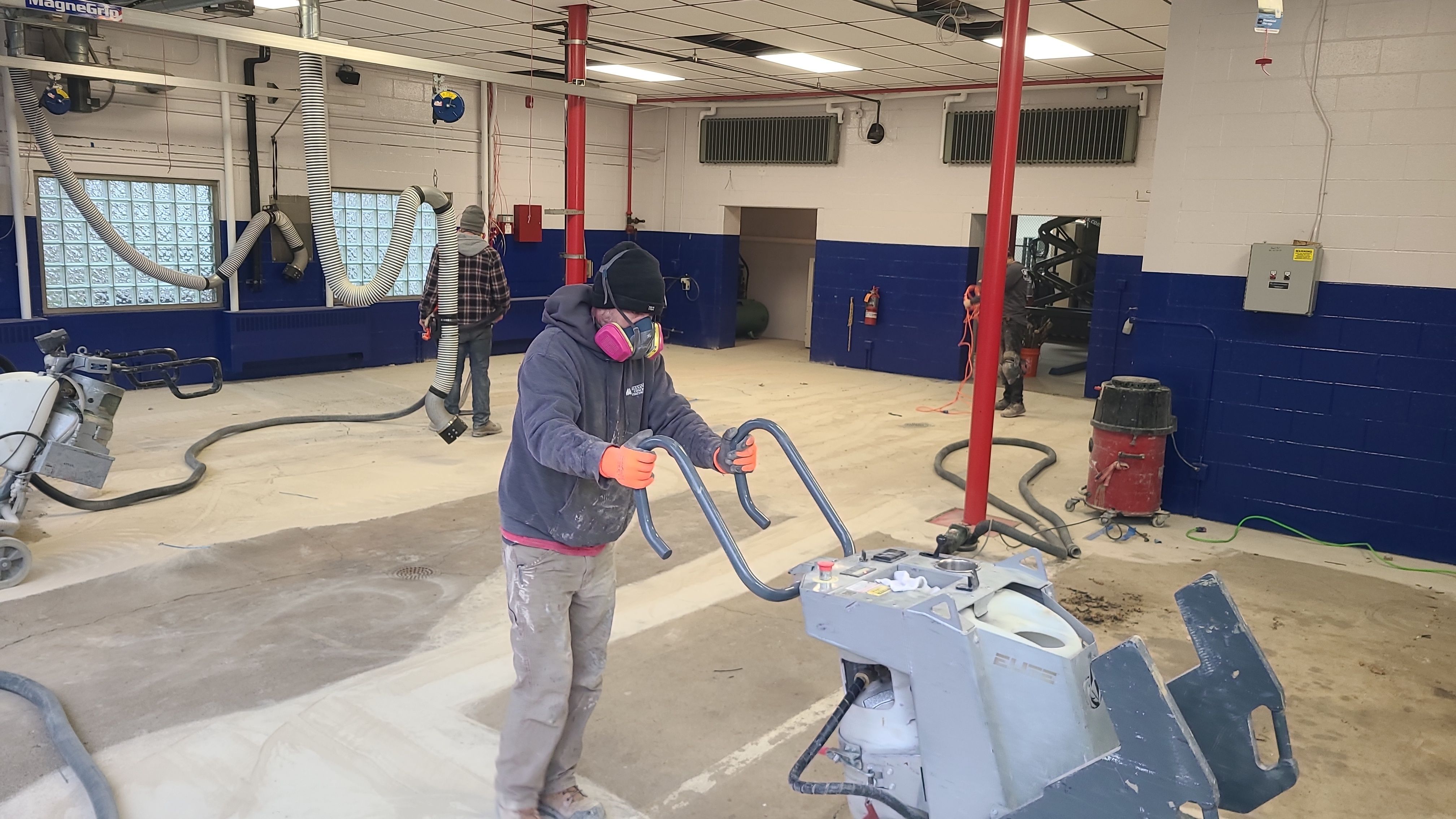Fire Station in Stonewash - North Jackson, OH by Alexander Concrete Coatings
