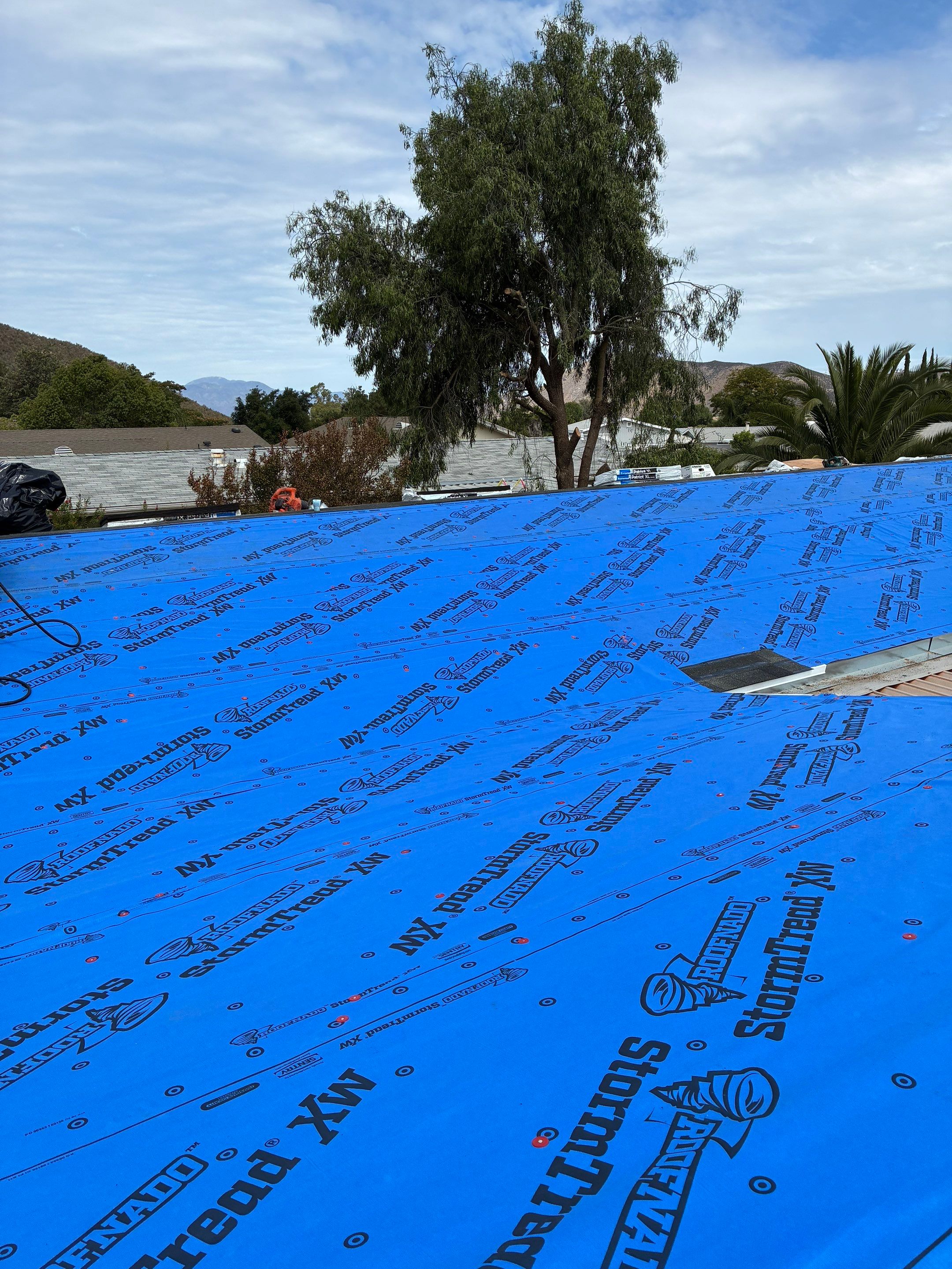 Residential Roof Replacement and Structural Decking Repairs in Wildomar by Reliable Roofing San Diego Inc.