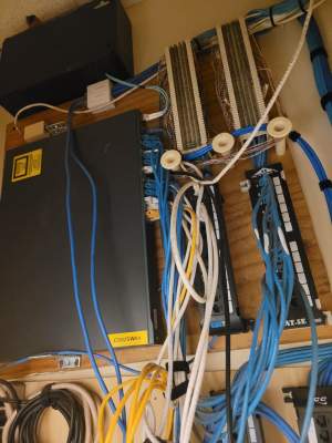 Structured cabling installation by CimaSolutions