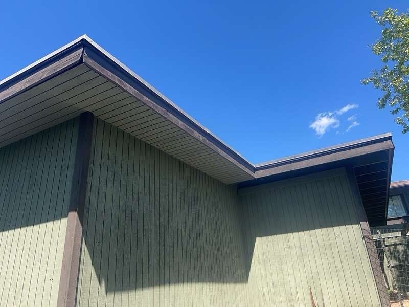 Complete Hardie Colorplus Board and Batten replacement with Custom Soffit Transformation in Sandy by Ideal Siding Utah