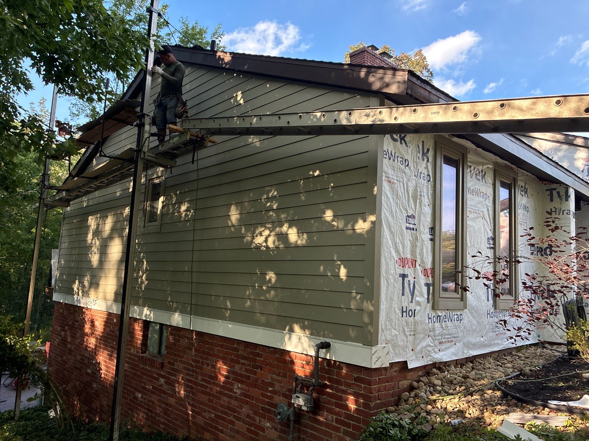 Home Siding Renovation Featuring James Hardie Monterey Taupe Siding by Ideal Siding Pittsburgh