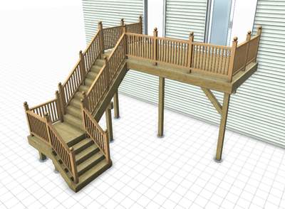 Pressure-Treated Deck Replacement