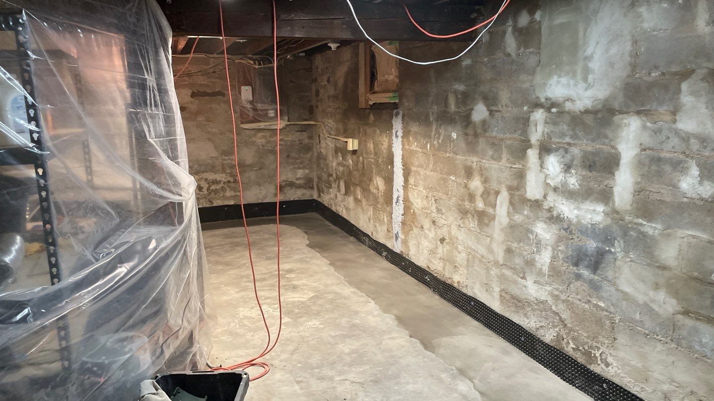 Interior Drain Tile & Foundation Crack Repair in Northeast Minneapolis by Waterproofing Northeast
