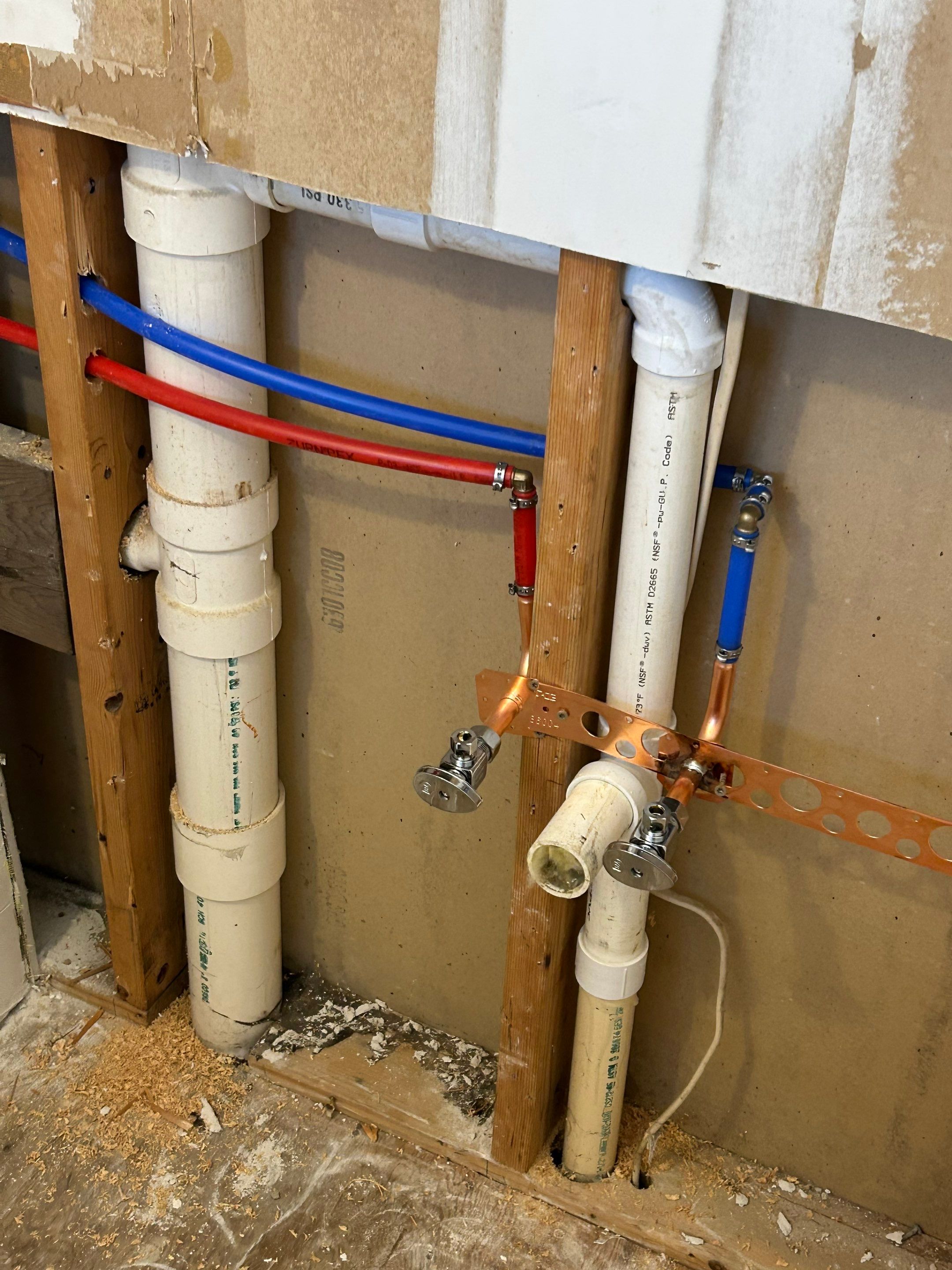 Repipe with new fixtures  by Fisher Plumbing