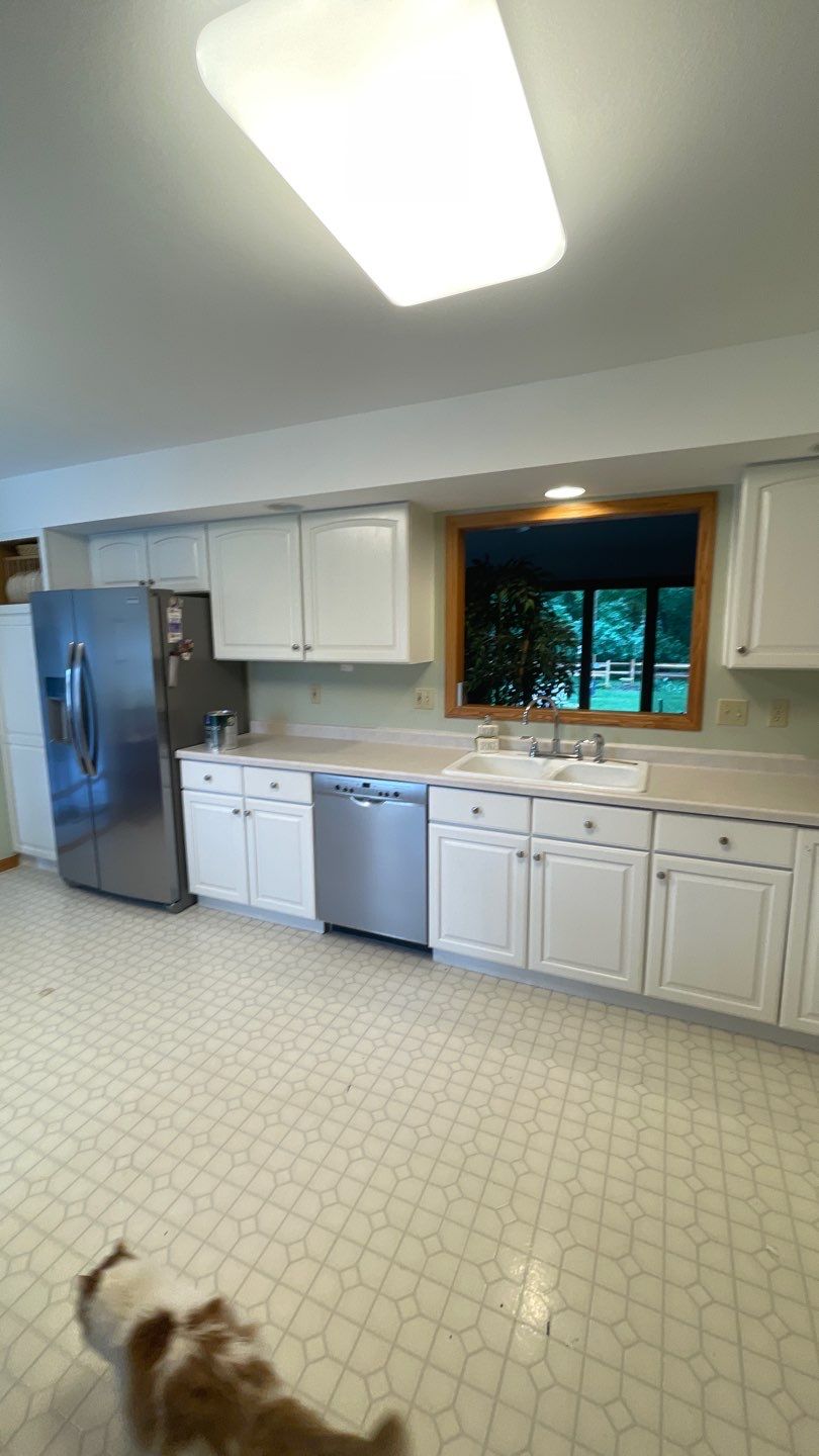 Cabinet Repaint by Cutting edge painting 