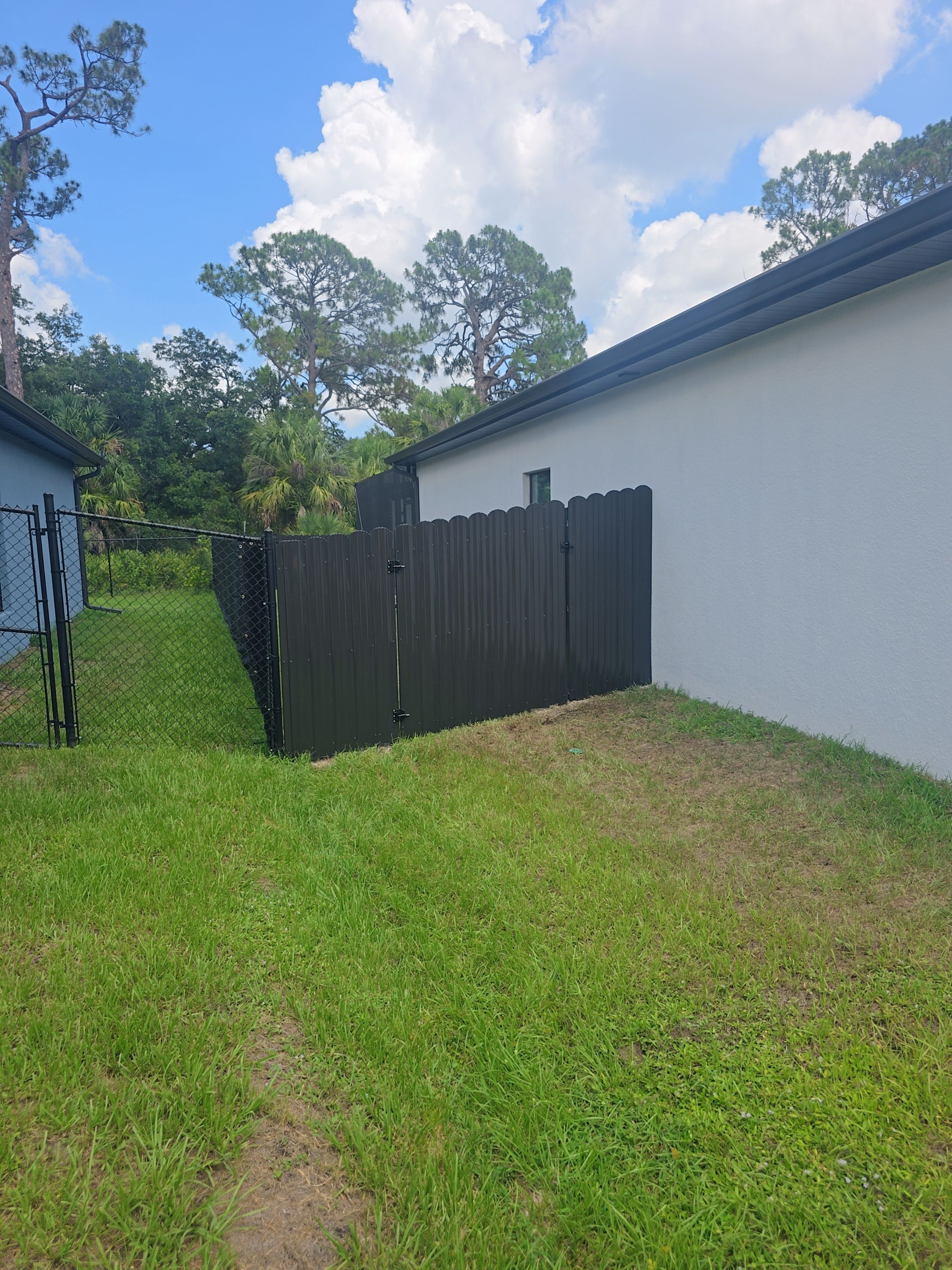Black Durafence - Privacy Metal Fence Installation in Port Charlotte by True Fence LLC