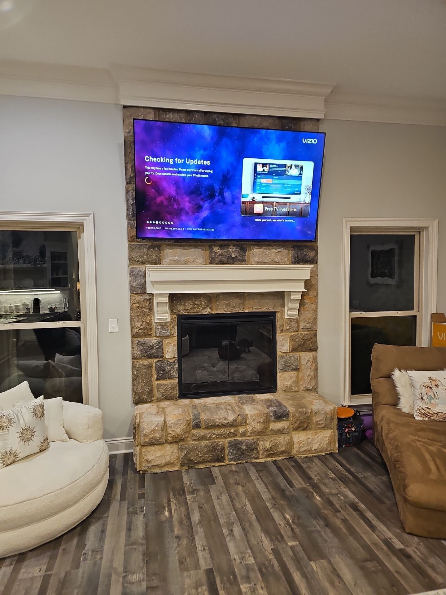 Fireplace TV Mounting Projects by Hangman Mounting & Installation 