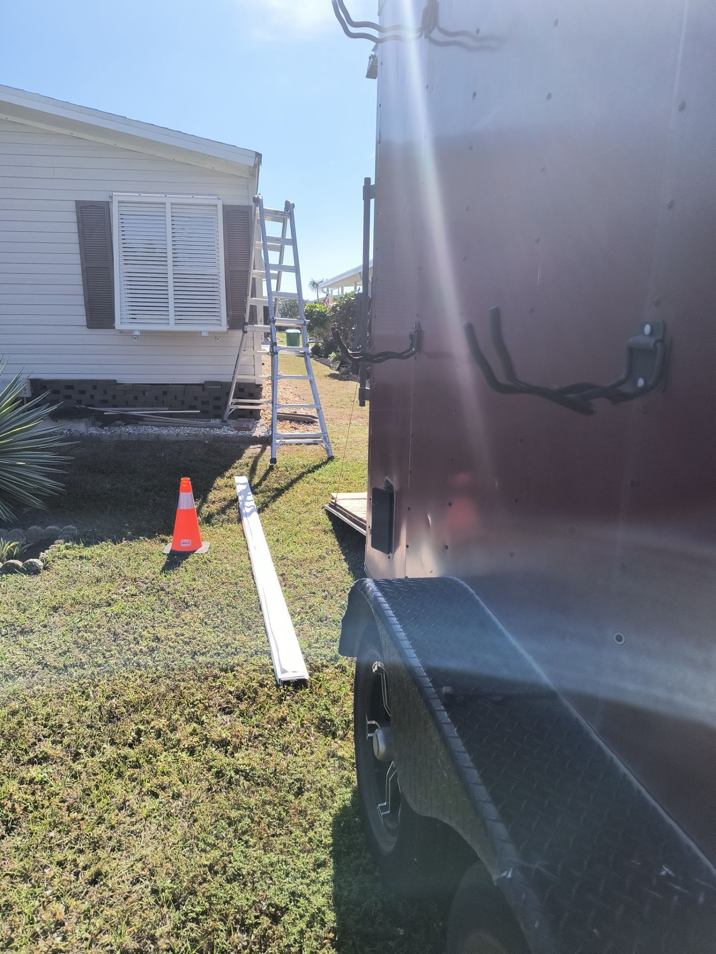 Custom Color Gutters Installed in Punta Gorda FL by Gutter Professors