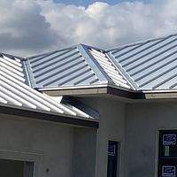 24ga 1.5" Mechanical Seam Mill Finish by Total Roofing System The Metal Roof Experts