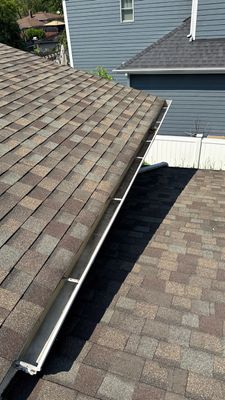 Turtle Shell gutter protection installation in Naperville, IL 60540, photograph 6