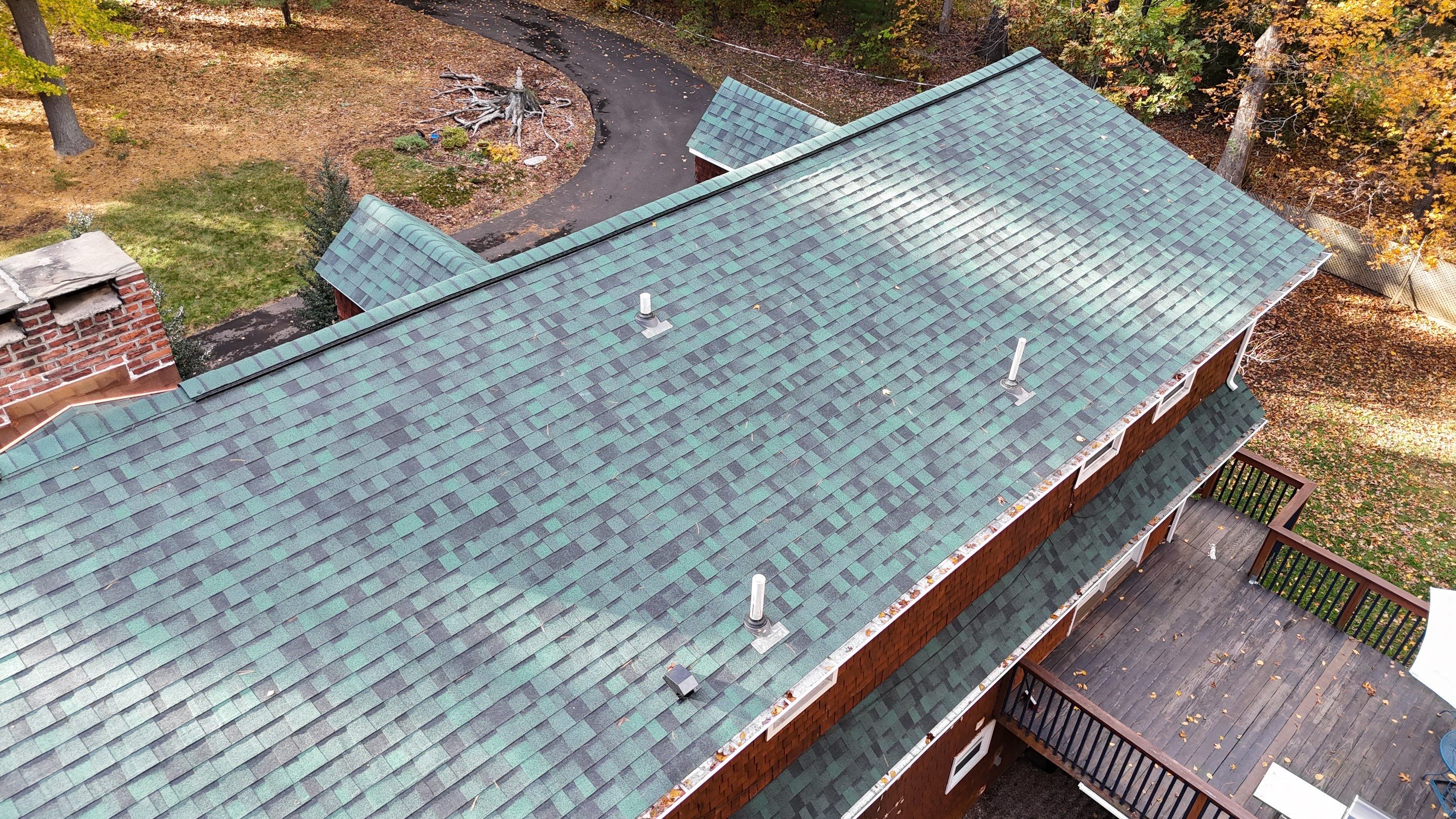 Owens Corning Duration : Chateau Green with Copper Accents in Avon, CT by Golden Shield Roofing