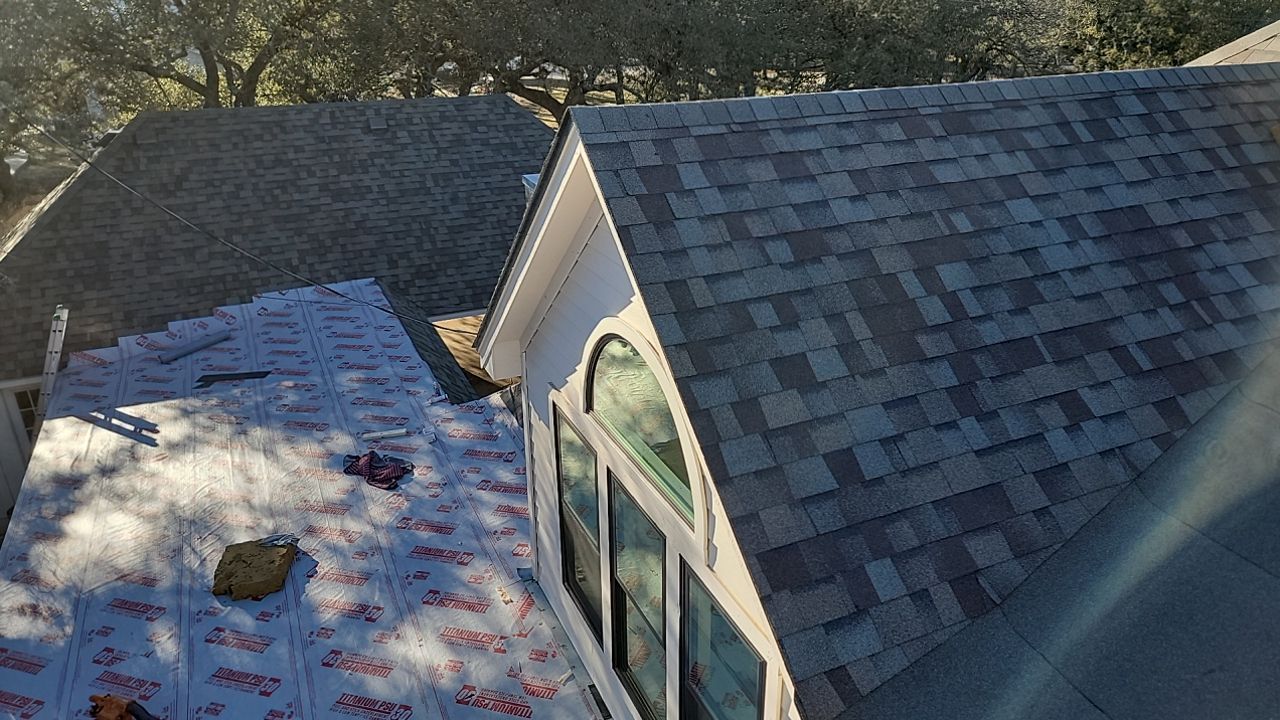 Residential Roof Replacement using Owens Corning Duration by Action Exteriors Austin