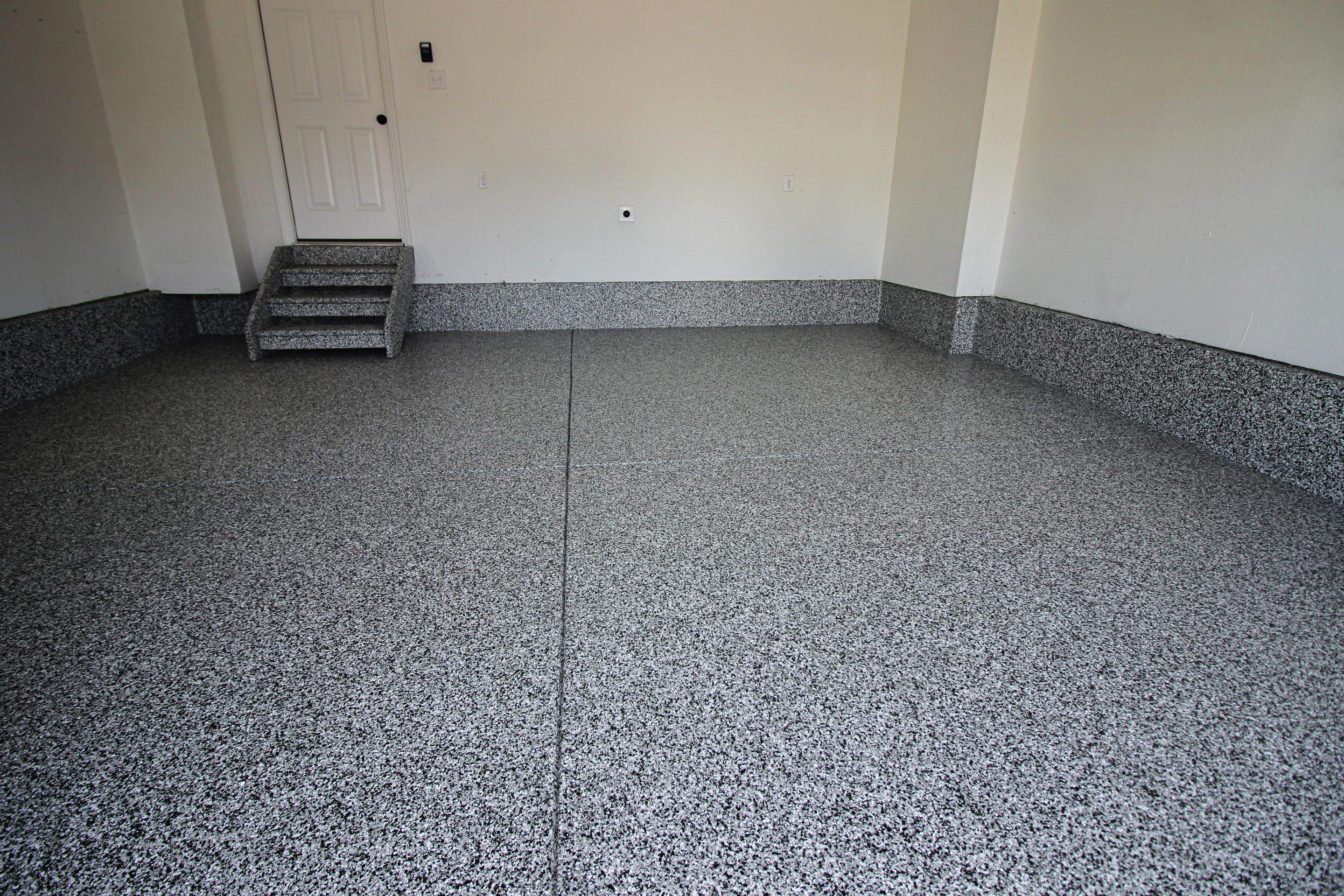 Garage Floor using Domino by Your1DayFloor.com