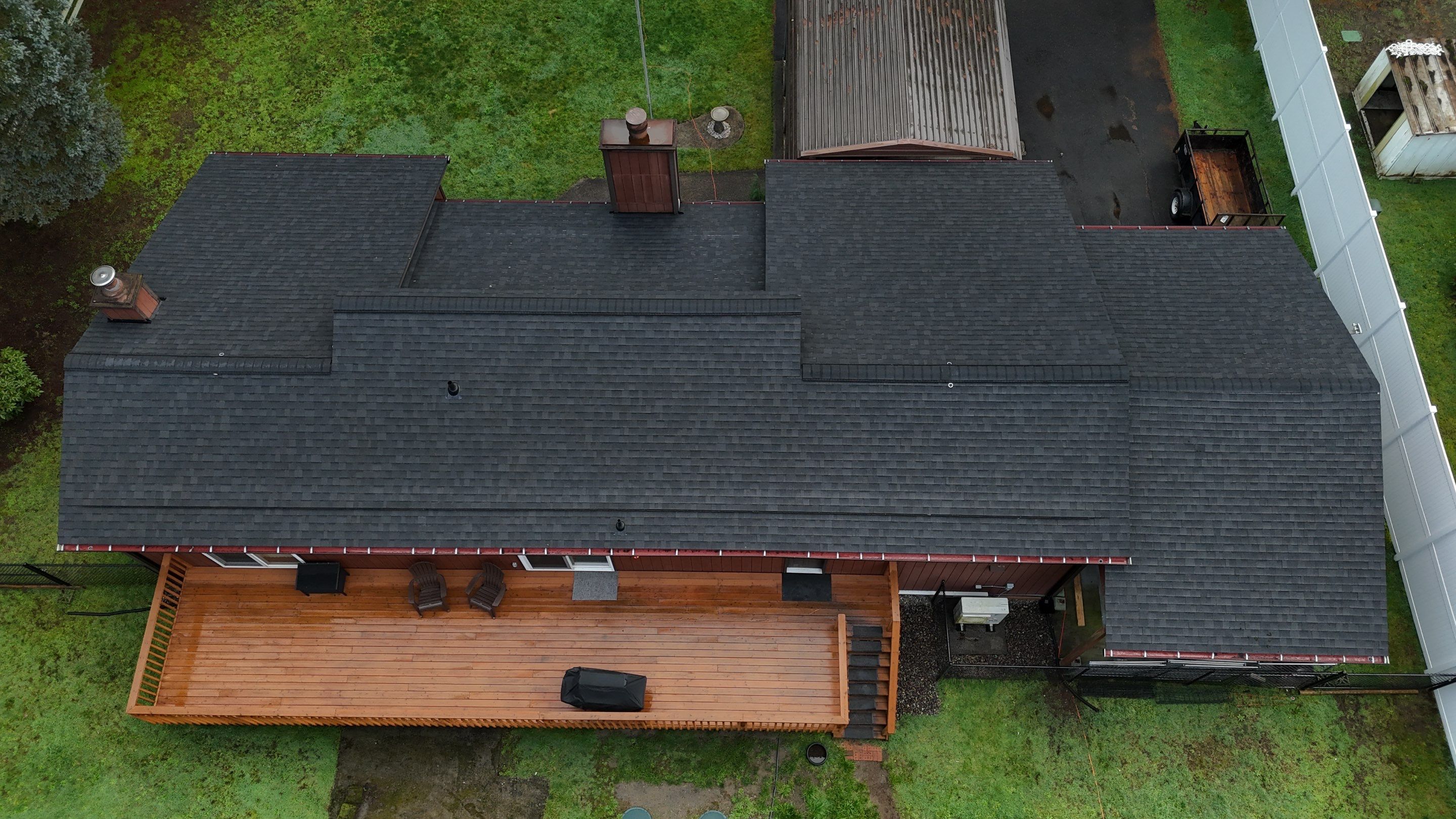 Onyx Black | Roof Replacement in Castle Rock, WA 98611 by Valiant Roofing, LLC