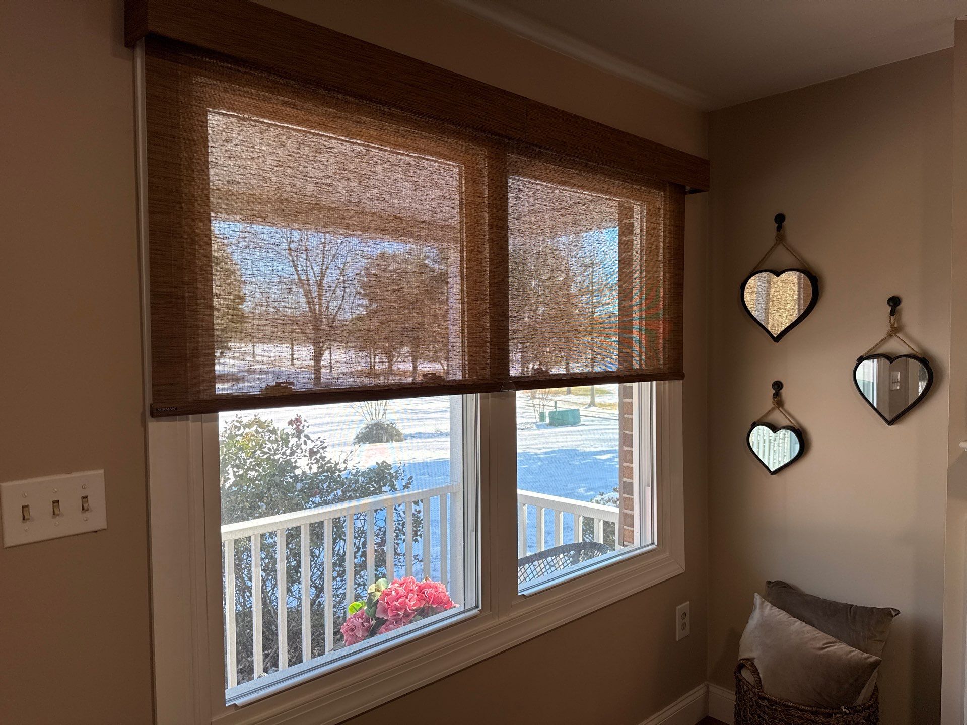 Roller Shade Project in Dunkirk, MD by Southern Maryland Custom Blinds