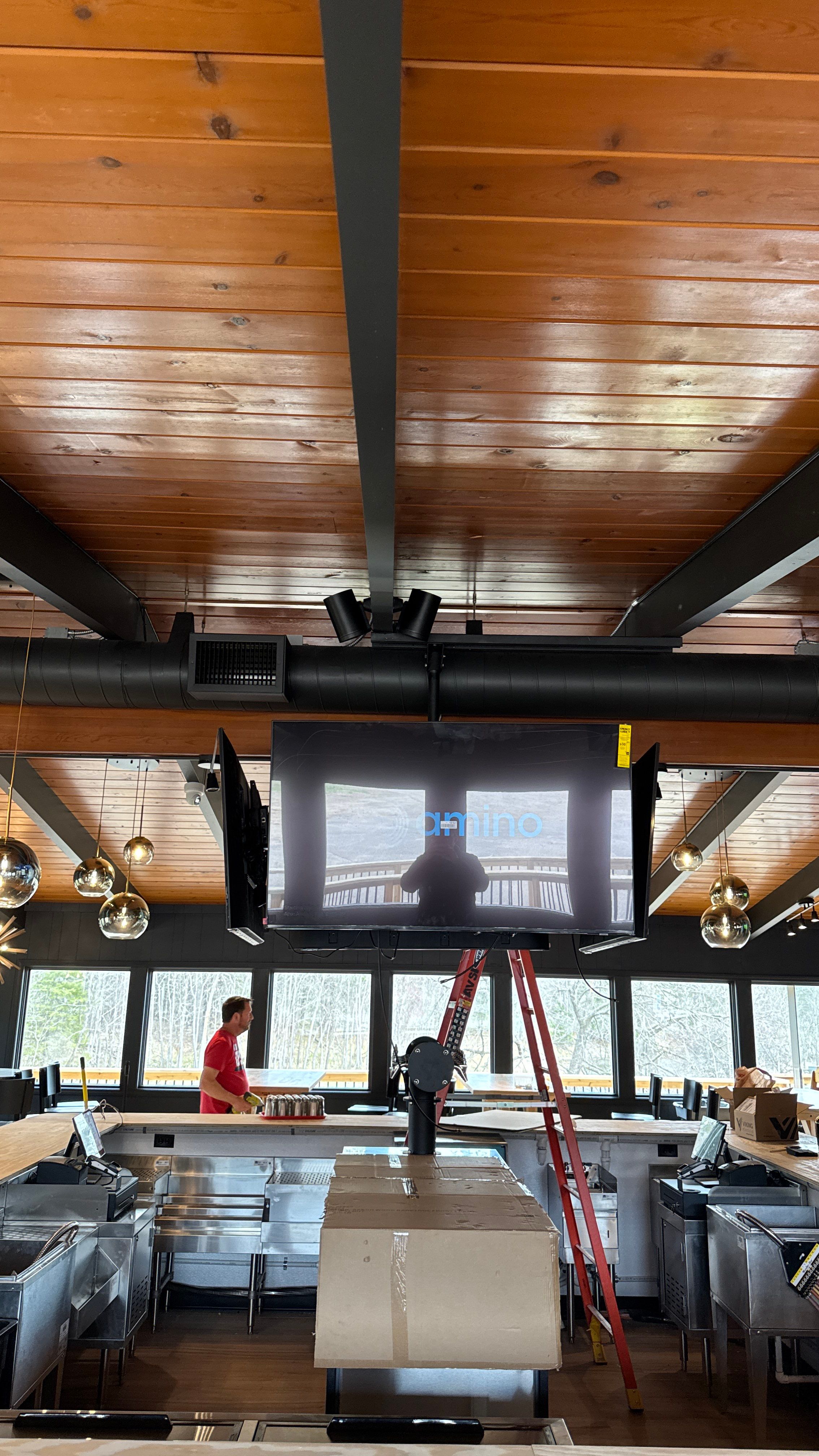 Lakeside Bar AV/POS/DATA install by AVSi