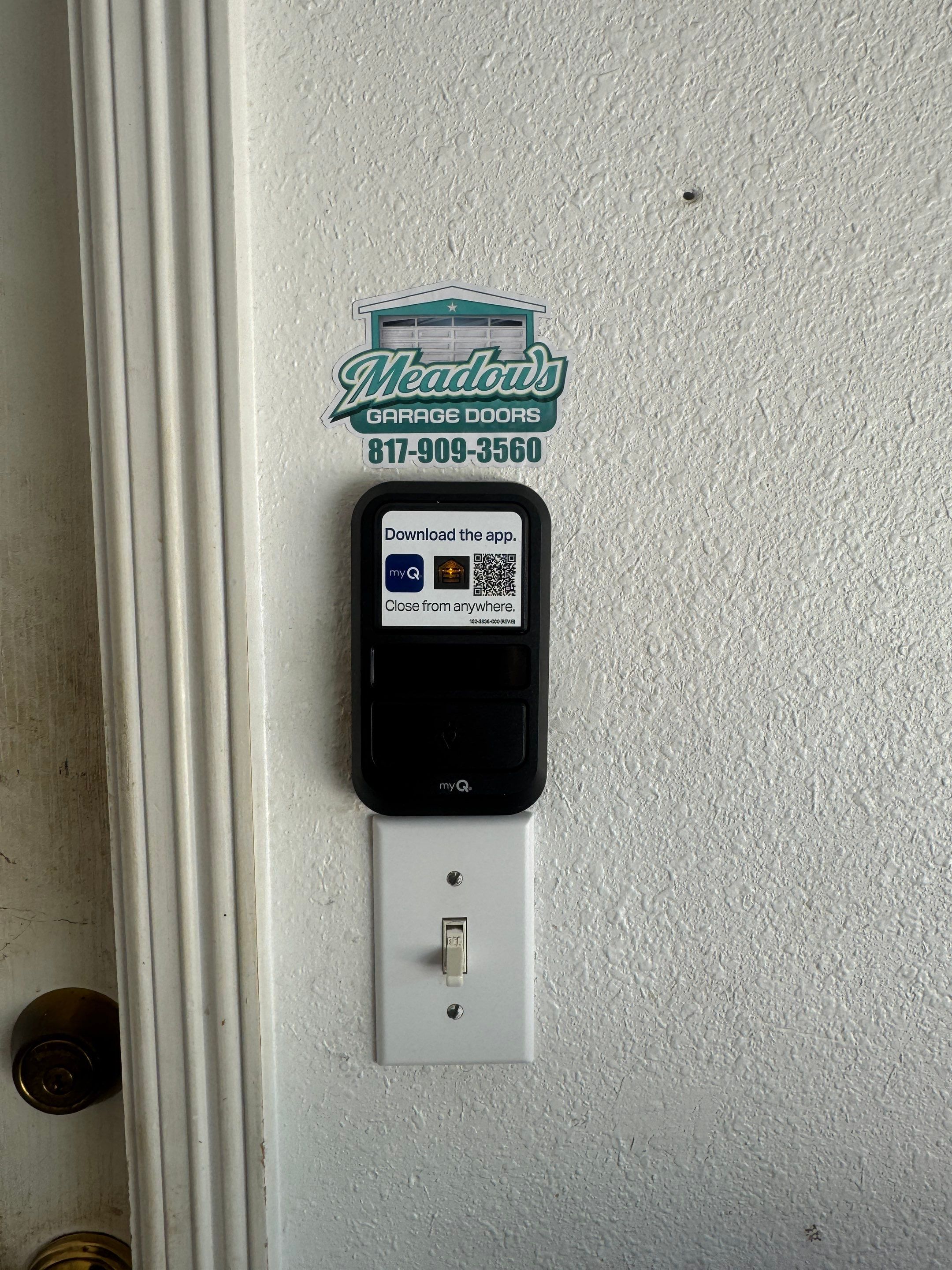 LiftMaster Smart Garage Door Opener Installation in Trophy Club by Meadows Garage Doors