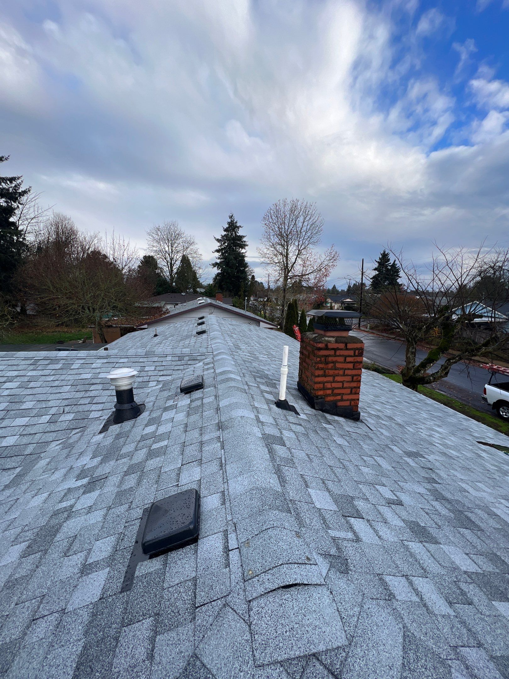 Residential Roof Installation: IKO Dynasty 30 Year Shingle Color: Frostone Grey by Orezona Building & Roofing Company, Inc.