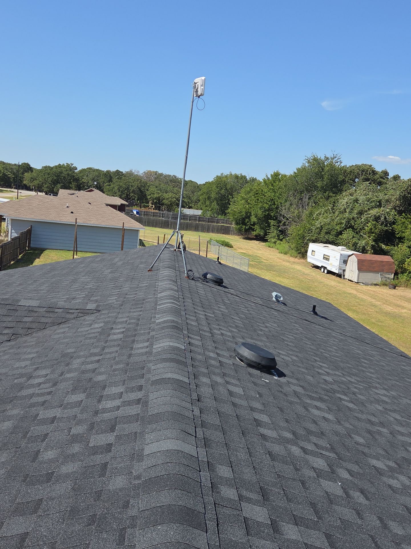 Project in Weatherford by Lonestar Roofing and Restoration LLC.